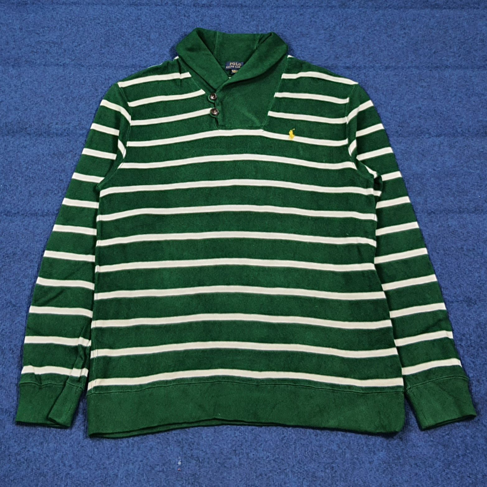 Polo Ralph Lauren Vintage Polo Ralph Lauren Sweater Shawl Collar C287N15 Size US S / EU 44-46 / 1 - 1 Thumbnail