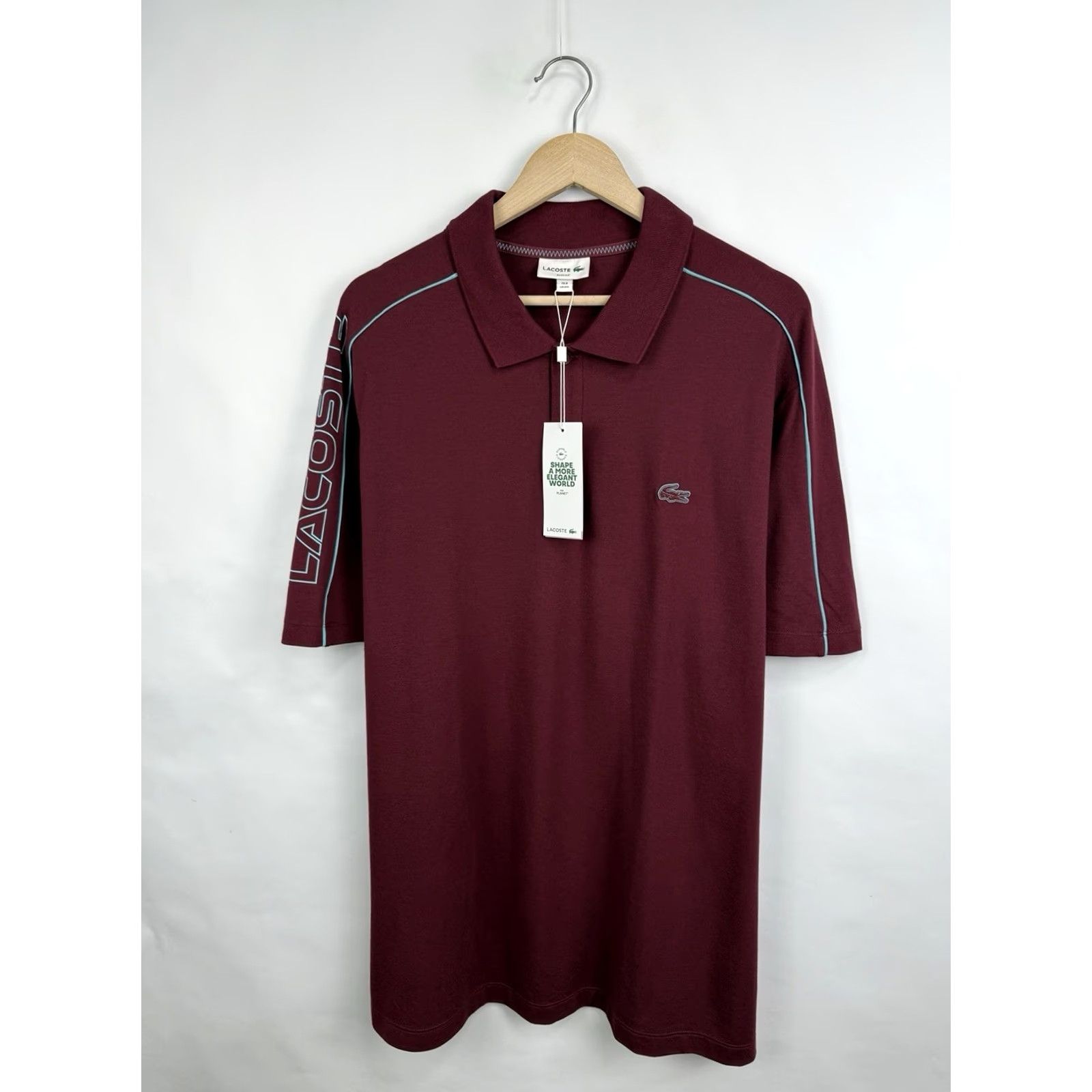 Lacoste VINTAGE Lacoste Polo Shirt 4XL Slim Red Men Size US XXL / EU 58 / 5 - 7 Thumbnail