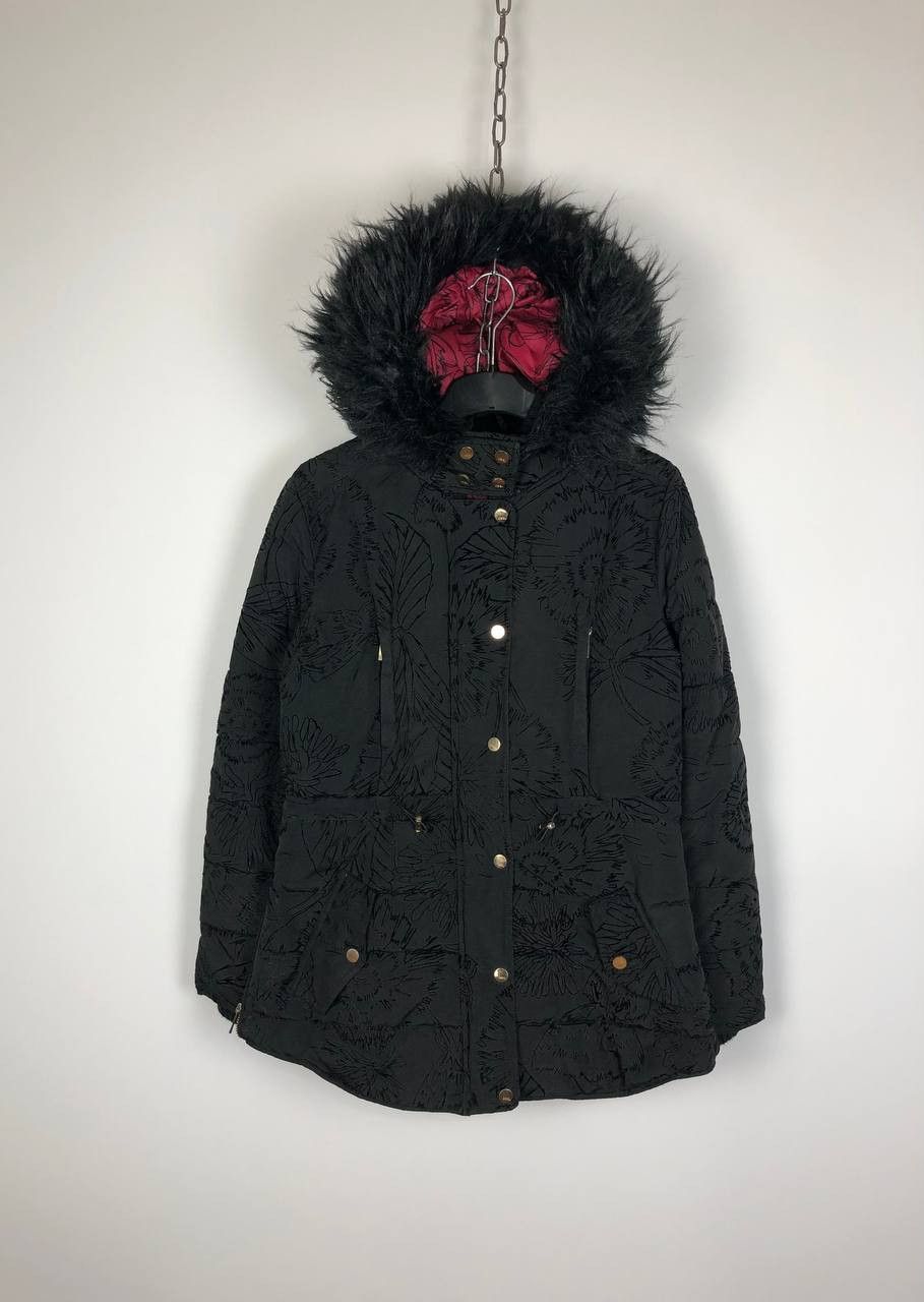 Desigual Women Desigual Jacket Breathable Black Full Zip EU38 Size S / US 4 / IT 40 - 1 Thumbnail