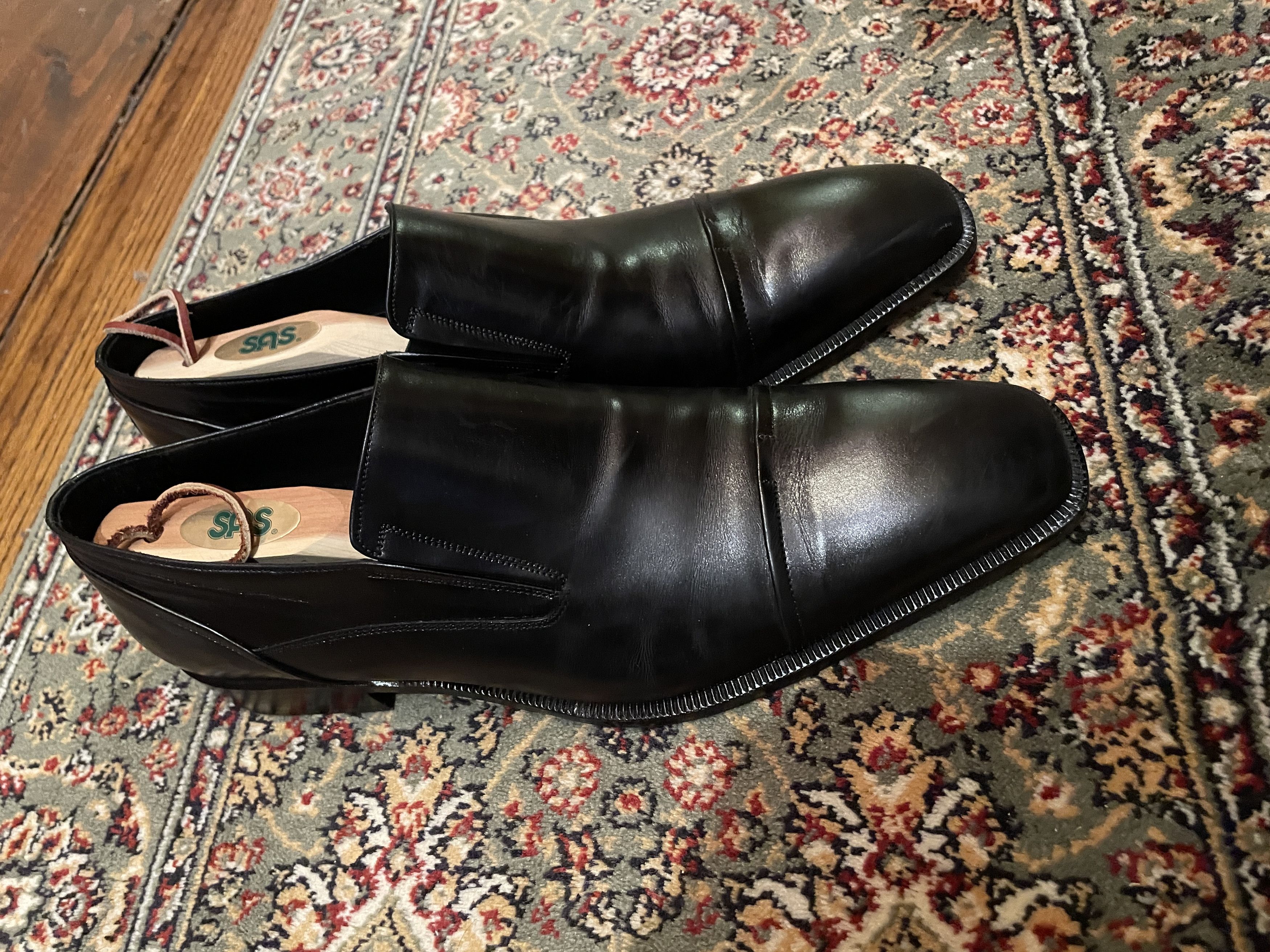 Other LANCIO MEN'S SIZE 45 CALF SKIN DRESS SHOE Hand made in Italy Size US 12 / EU 45 - 9 Thumbnail