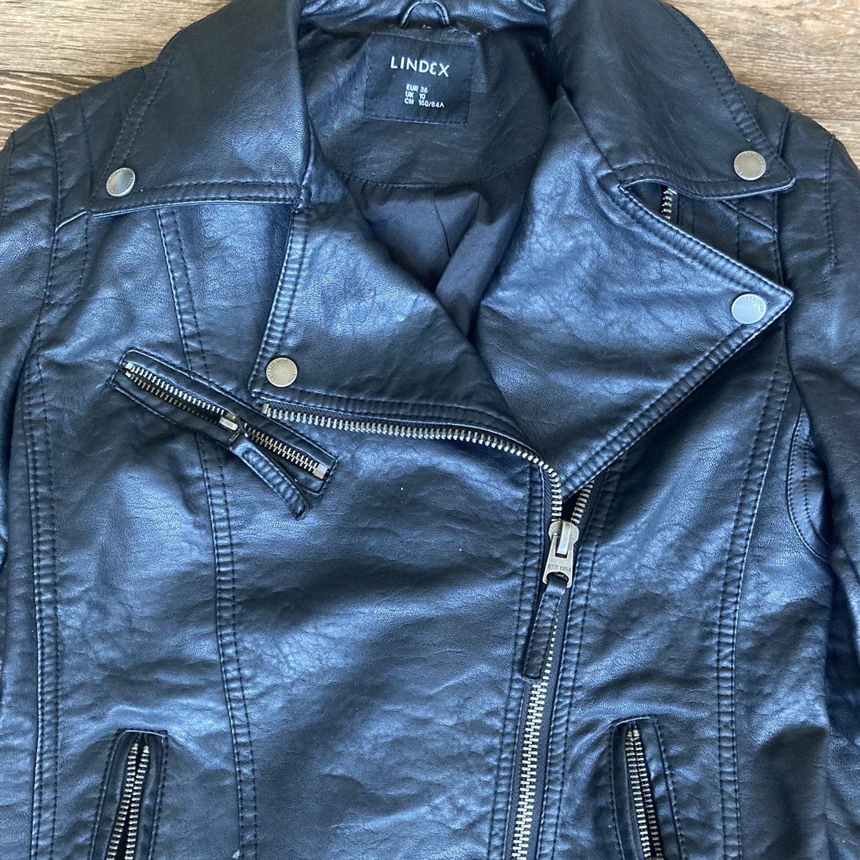 Hysteric Glamour × Le Grande Bleu (L.G.B.) Vintage Avant Garde Punk leather jacket Y2K style Size M / US 6-8 / IT 42-44 - 3 Thumbnail