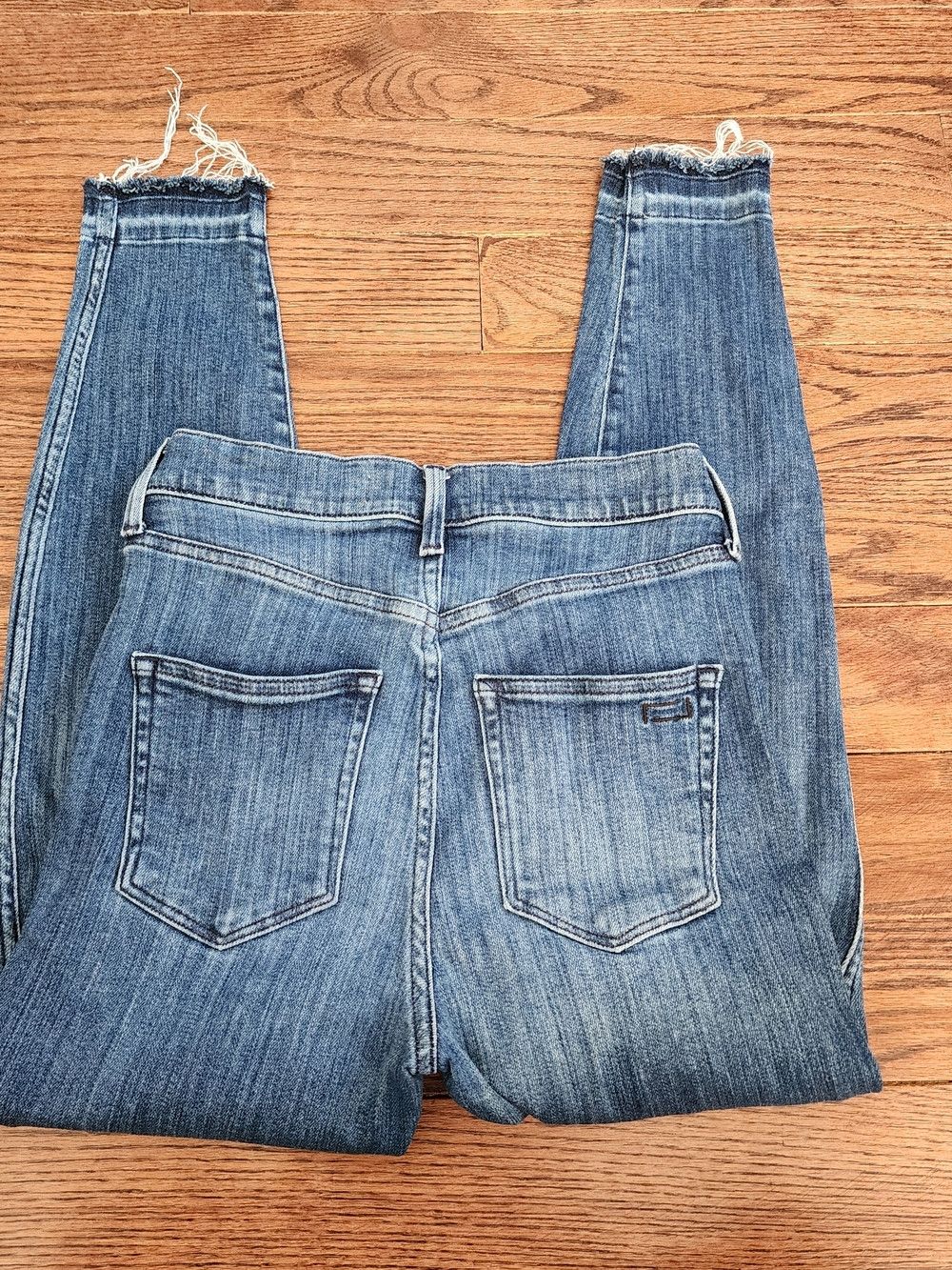AYR AYR The Riser Skinny Jeans 27 Raw Hem NYC Premium Denim Size 27" / US 4 / IT 40 - 12 Thumbnail
