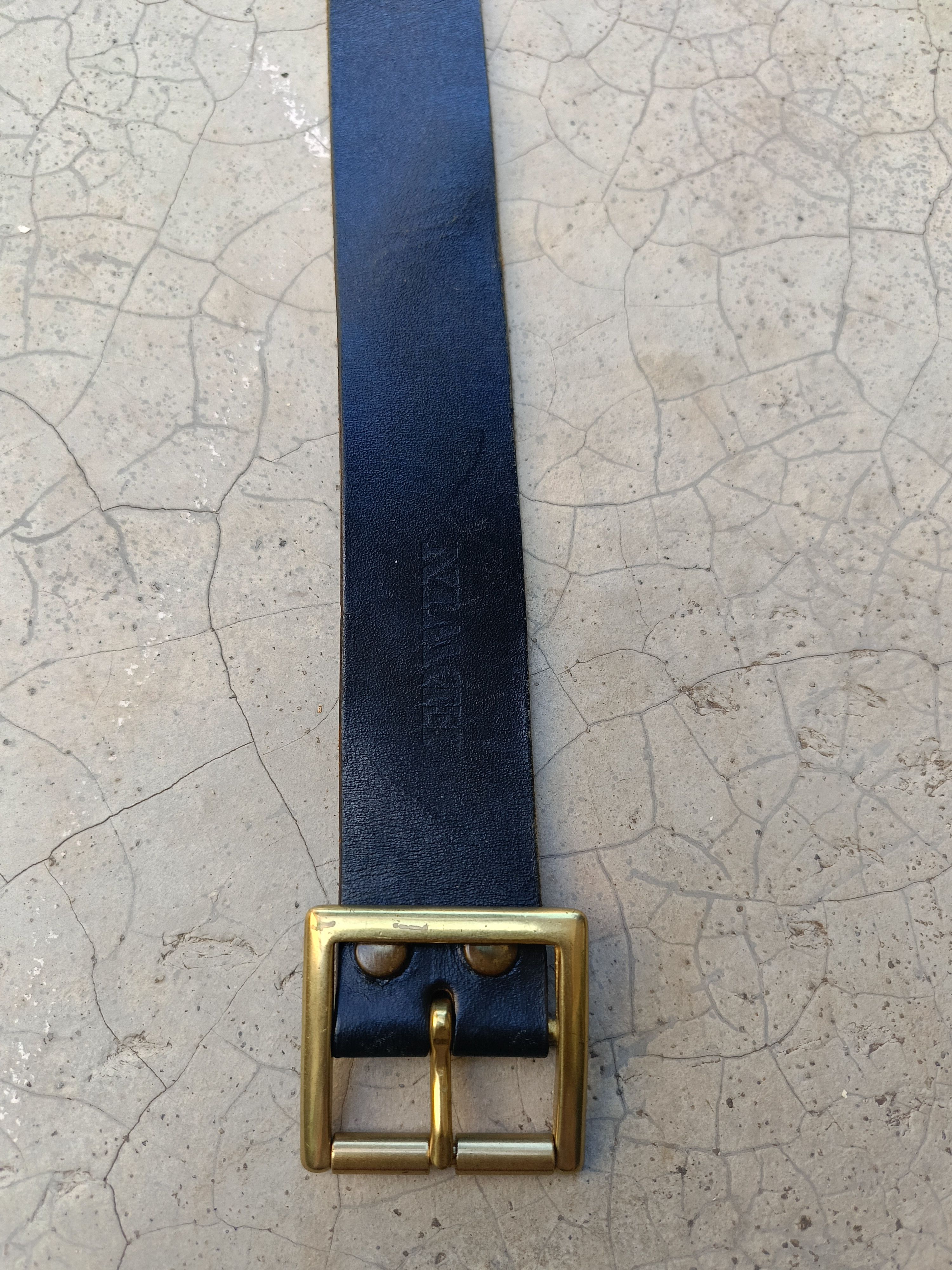 Edwin EDWIN VINTAGE LEATHER BELT Size 28 - 3 Thumbnail