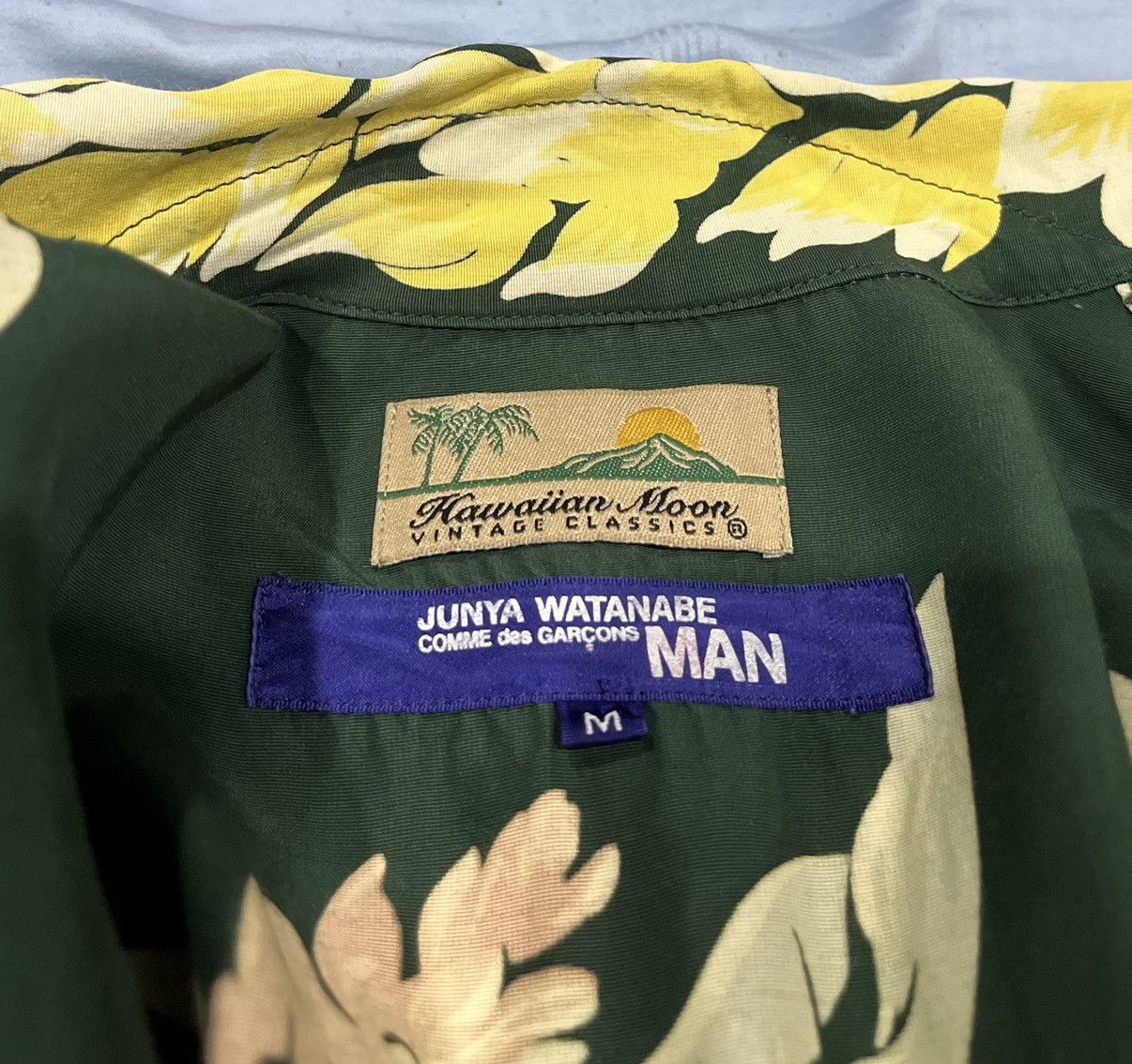 Junya Watanabe JUNYA WATANABE COMME des GARCONS Cdg S/S 2002 Hawaiian Shirt Size US M / EU 48-50 / 2 - 7 Thumbnail