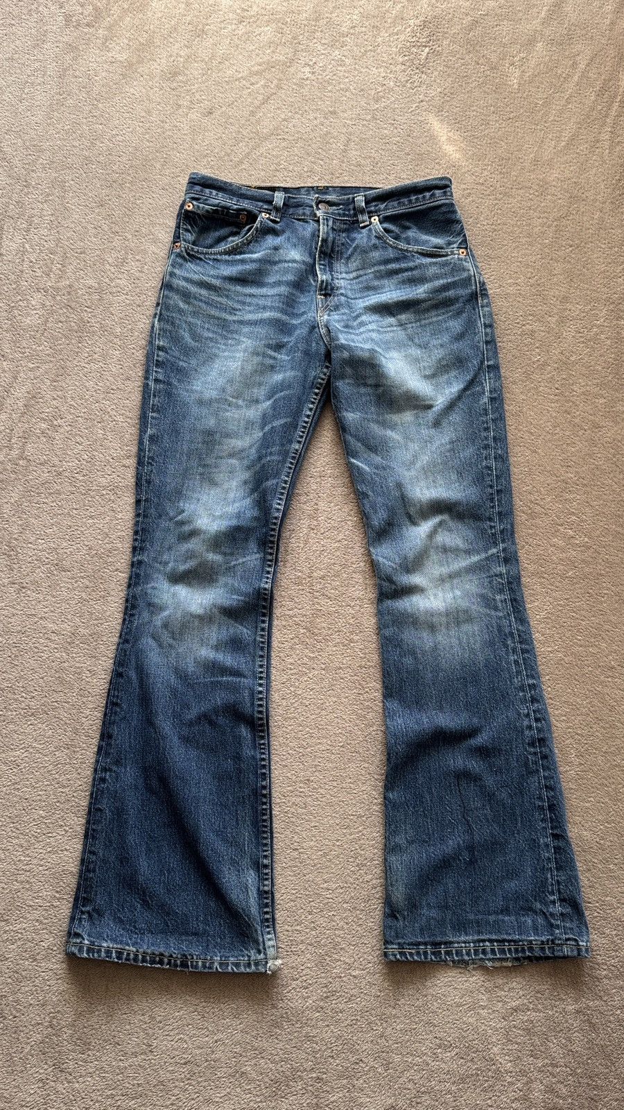 Japanese Brand Flared Crazy Levis Jeans Y2K Mudwash Denim LGB if6was9 vibe Size US 29 - 5 Thumbnail