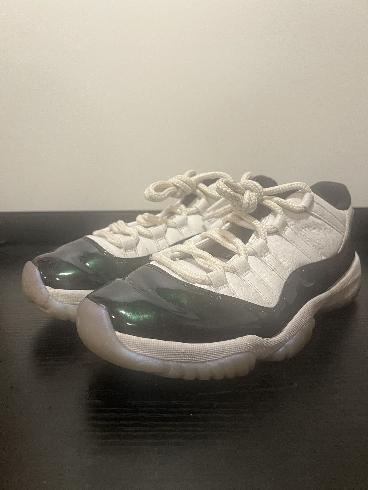 Jordan Brand SIZE 8 MEN - Nike Air Jordan 11 Retro Low Emerald Black Size US 8 / EU 41 - 1 Thumbnail