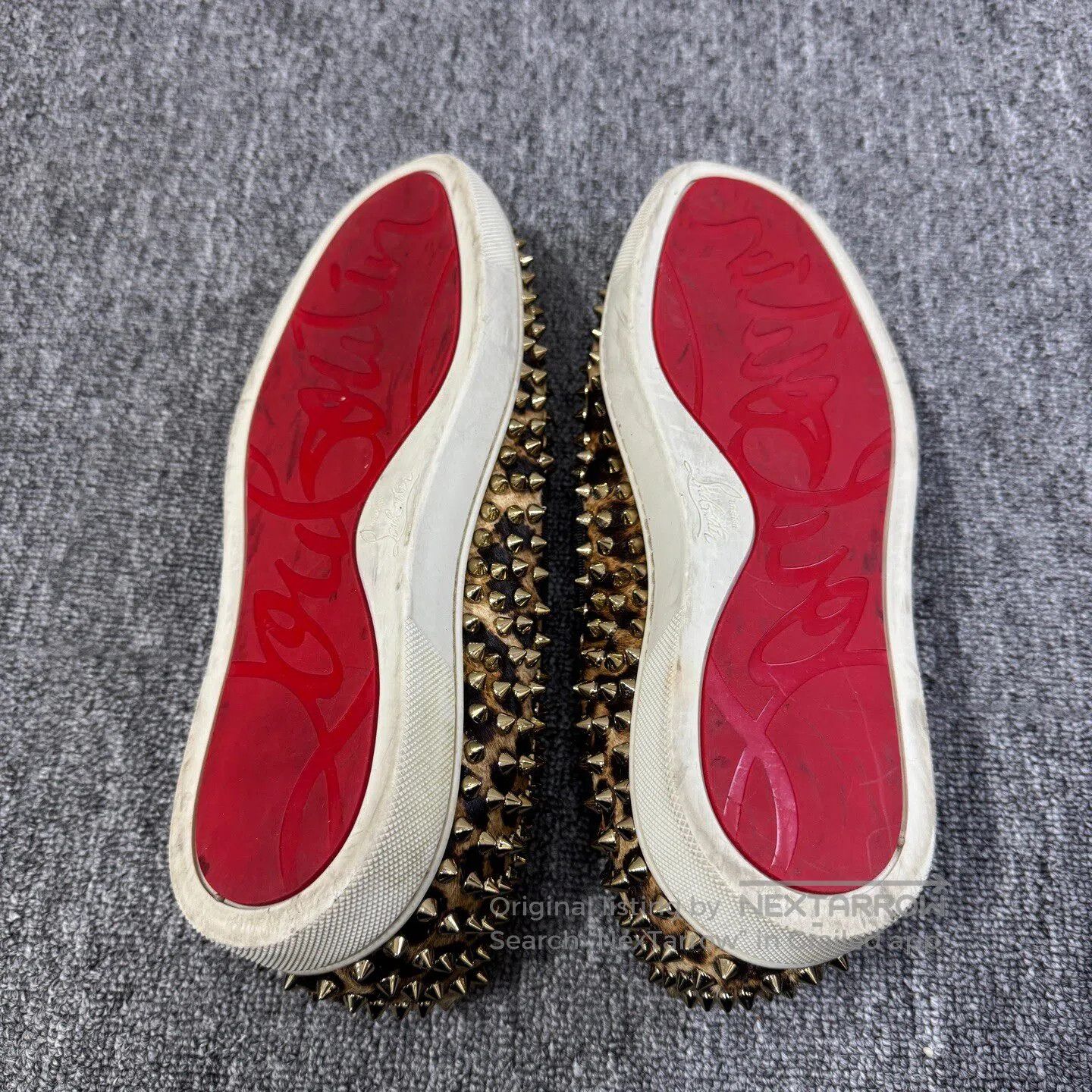 Christian Louboutin Christian Louboutin leopard print Rivet with one-foot peda Size US 7 / EU 40 - 5 Thumbnail