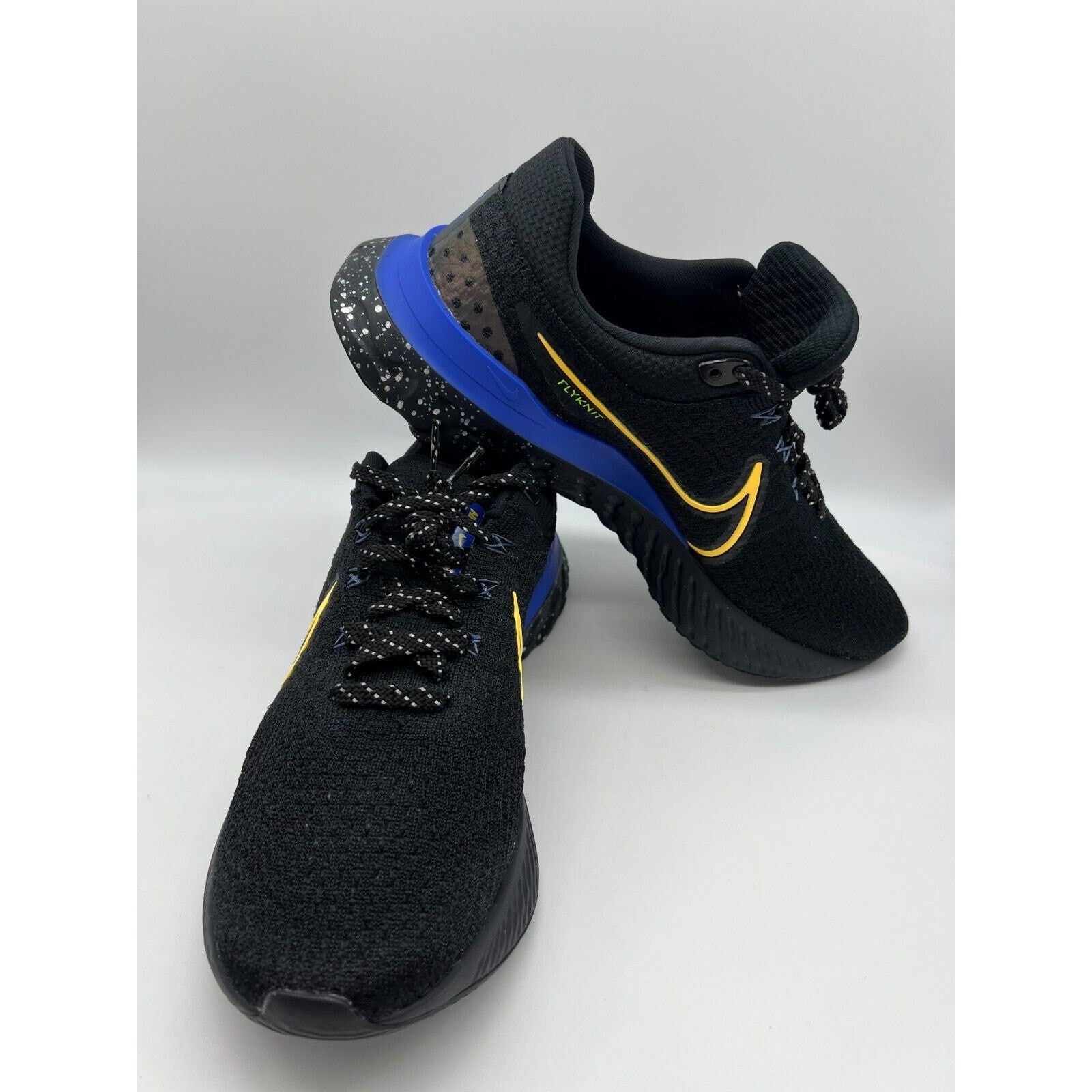 Nike Nike React Infinity Run 3 Black Blue Men Running Shoes Sz 12 Size US 12 / EU 45 - 3 Thumbnail