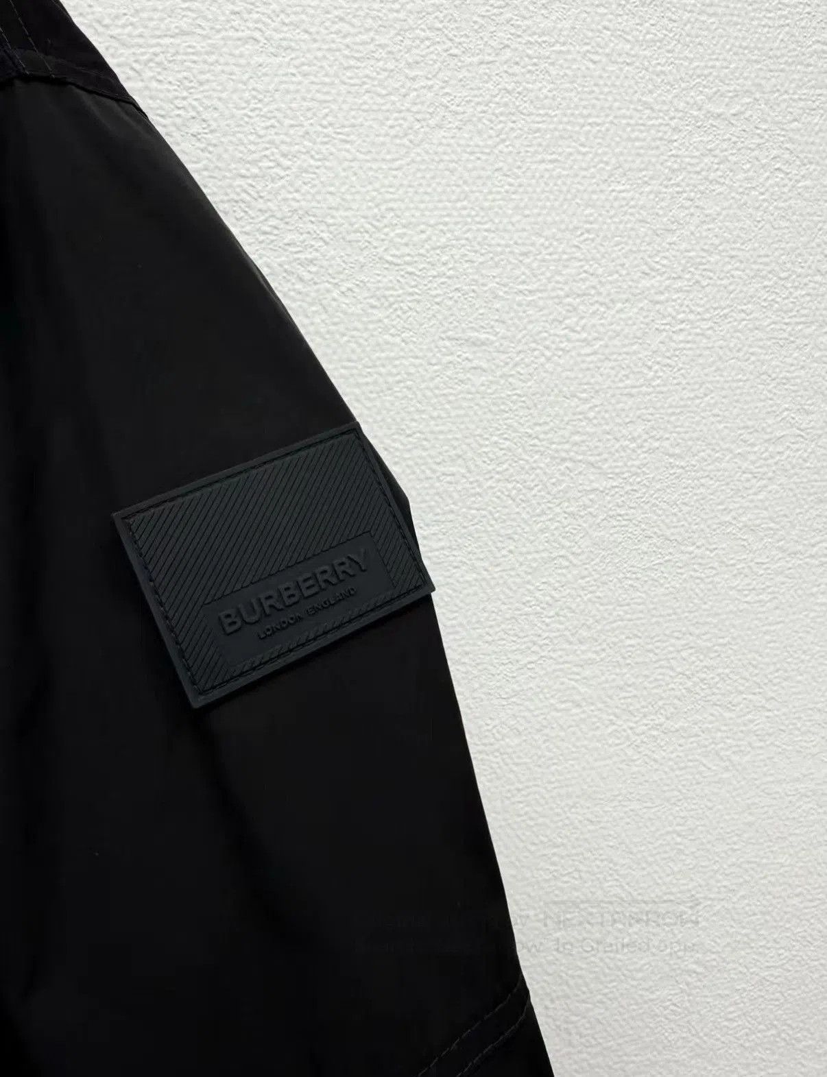Burberry Black Hooded Light Jacket XL. Size US XL / EU 56 / 4 - 4 Thumbnail