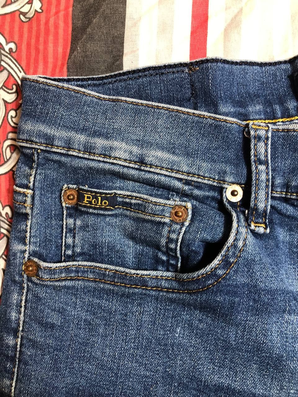 Japanese Brand × Polo Ralph Lauren Crazy Crash Dirty Baggy Faded Jean Japan Avant Garde Style Size US 28 / EU 44 - 4 Thumbnail