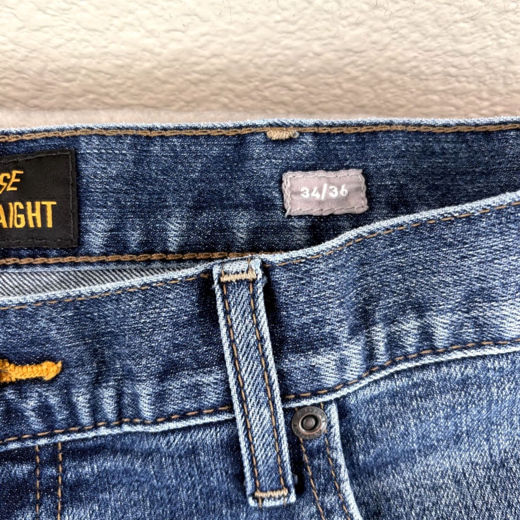 Ariat Ariat M3 Rebar Loose Straight Jeans Men 34x36 Blue Western Durastretch Workwear Shirt? Size US 34 / EU 50 - 3 Thumbnail