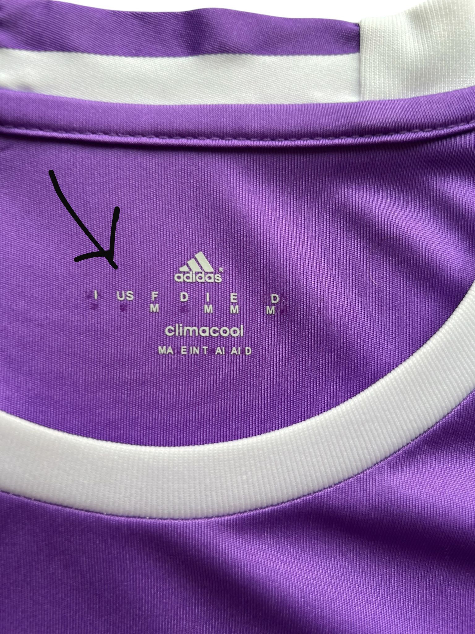 Adidas Real Madrid 2016/2017 Away Purple Ronaldo 7 A15159 Size US M / EU 48-50 / 2 - 9 Thumbnail