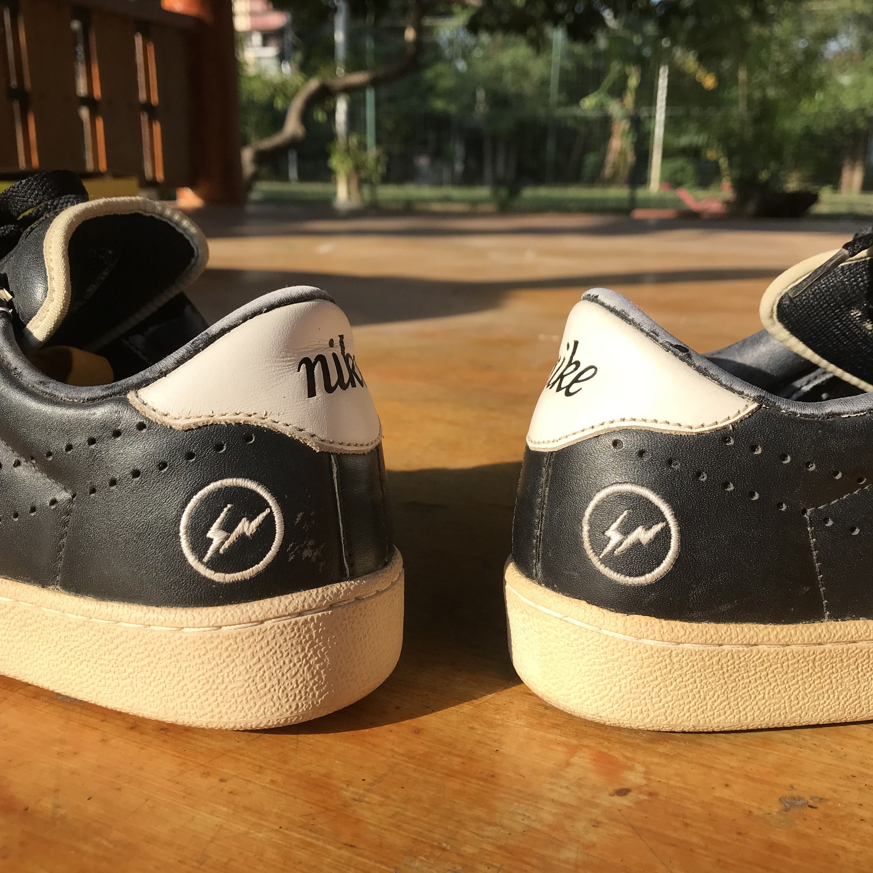 Fragment Design Nike x Fragment Design japan Hiroshi Fujiwara Black leather Size US 9 / EU 42 - 2 Thumbnail