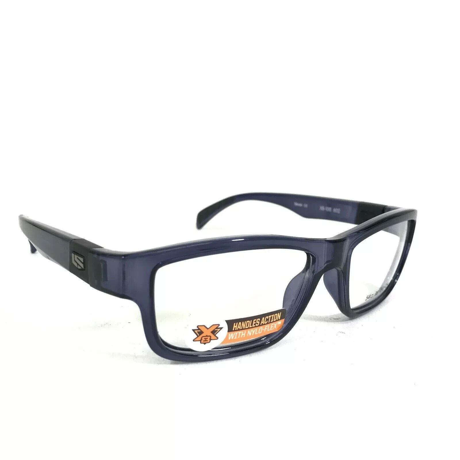Frame LIBERTY SPORT XB-100 602 CLEAR BLUE NYLO FLEX EYEGLASSES Size ONE SIZE - 10 Thumbnail