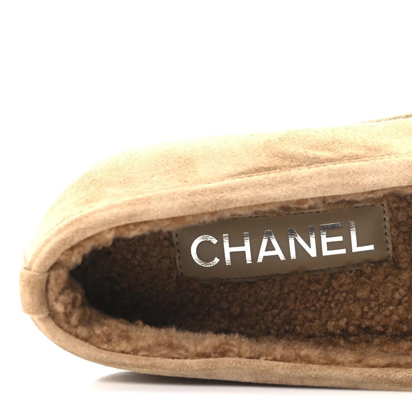 Chanel os11x0326 Suede Loafers in Beige Size US 10 / EU 43 - 7 Thumbnail