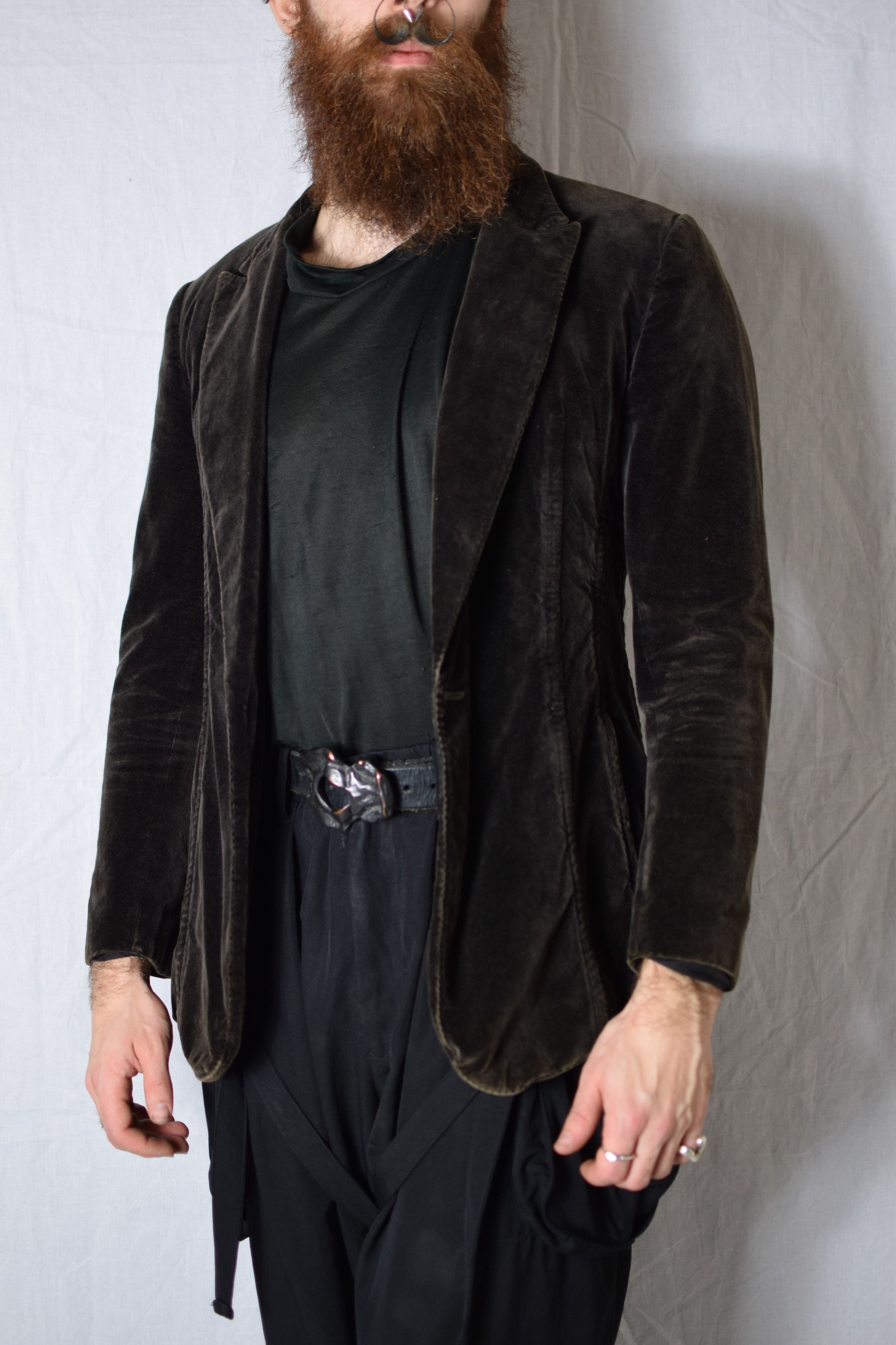 Julius Julius AW05 Thieves Velvet Blazer Size 48R - 4 Thumbnail