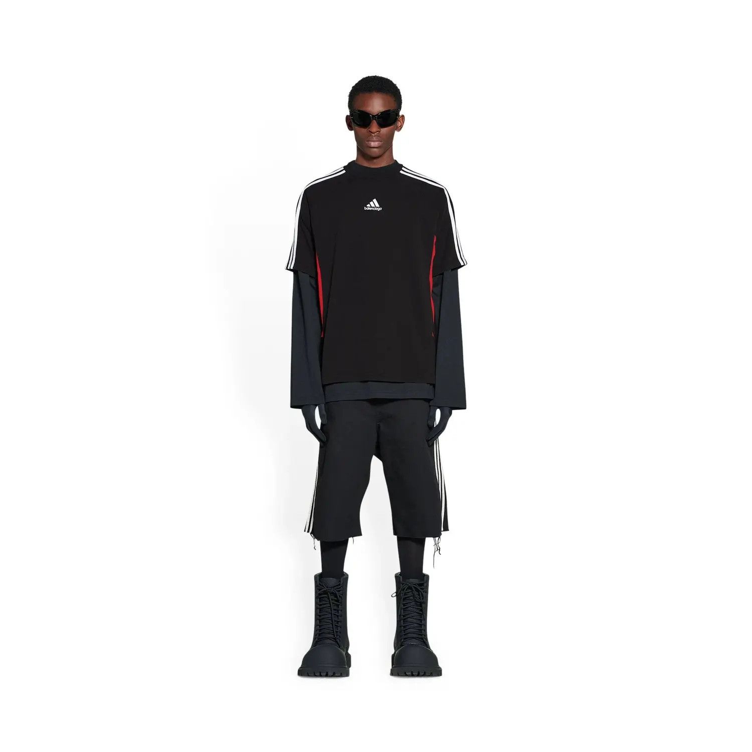 Balenciaga o1mt1gz0824 T-Shirt Medium Fit in Multicolor Size US XXS / EU 40 - 7 Thumbnail