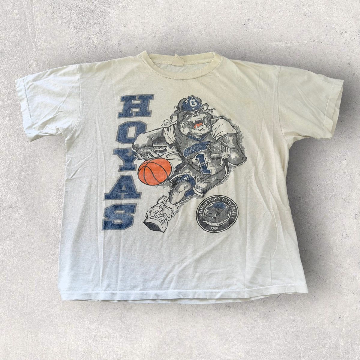 NCAA × Vintage Vintage Georgetown Hoyas tee Size US XL / EU 56 / 4 - 1 Thumbnail