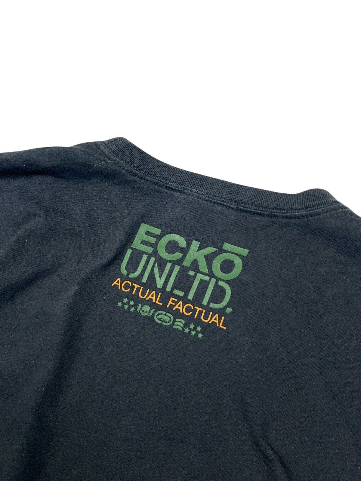 Ecko Unltd. × Rap Tees × Vintage Vintage Ecko Unltd. Actual Factual Graffiti T-shirt y2k Size US XXL / EU 58 / 5 - 10 Thumbnail