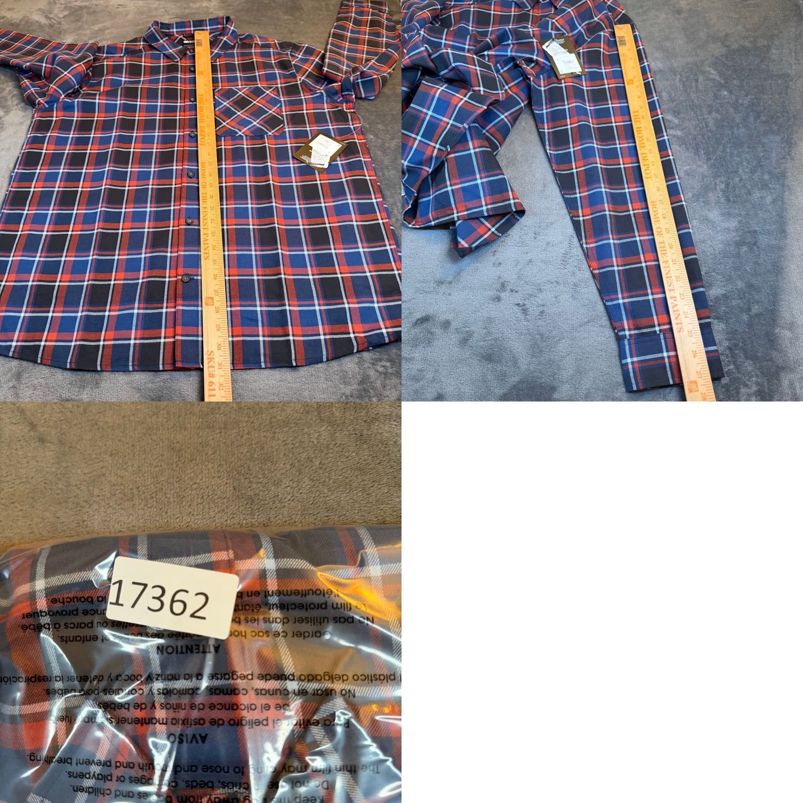 Outdoor Research Outdoor Research Ravenna Flannel Shirt Mens XXL 2XL Cenote Plaid 322031 NWT Size US XXL / EU 58 / 5 - 8 Thumbnail