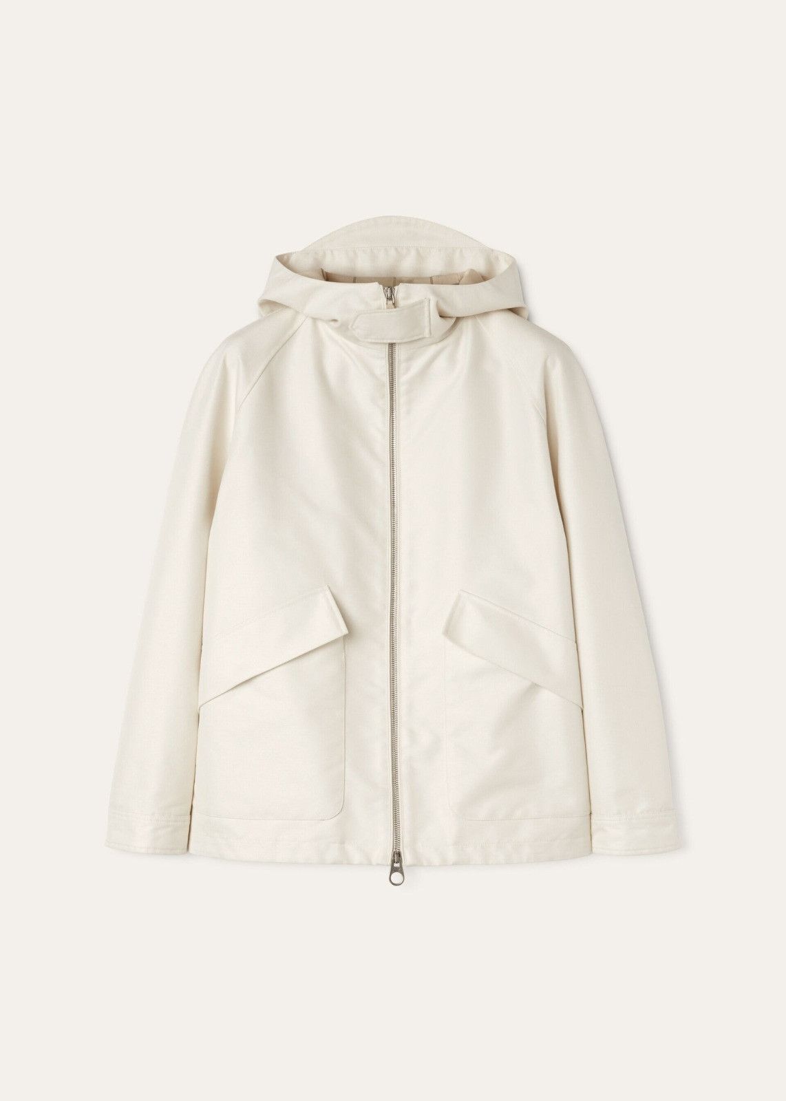 o1srvl11e0125 Seiro Blouson Jacket in White