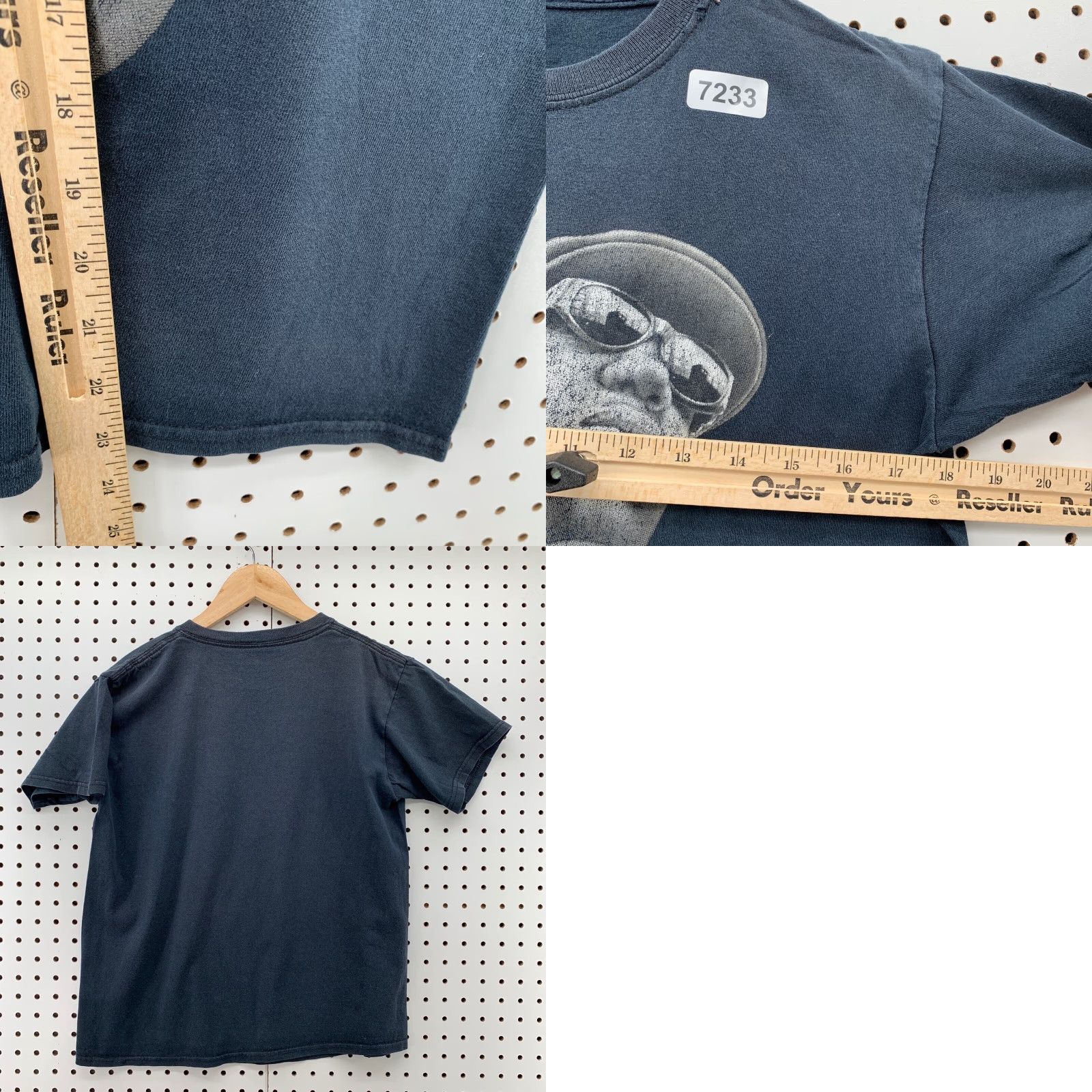Vintage Vintage Hip Hop T Shirt Womens Small Black Tupac Biggie Eazy E Rap Tee Size S / US 4 / IT 40 - 8 Thumbnail
