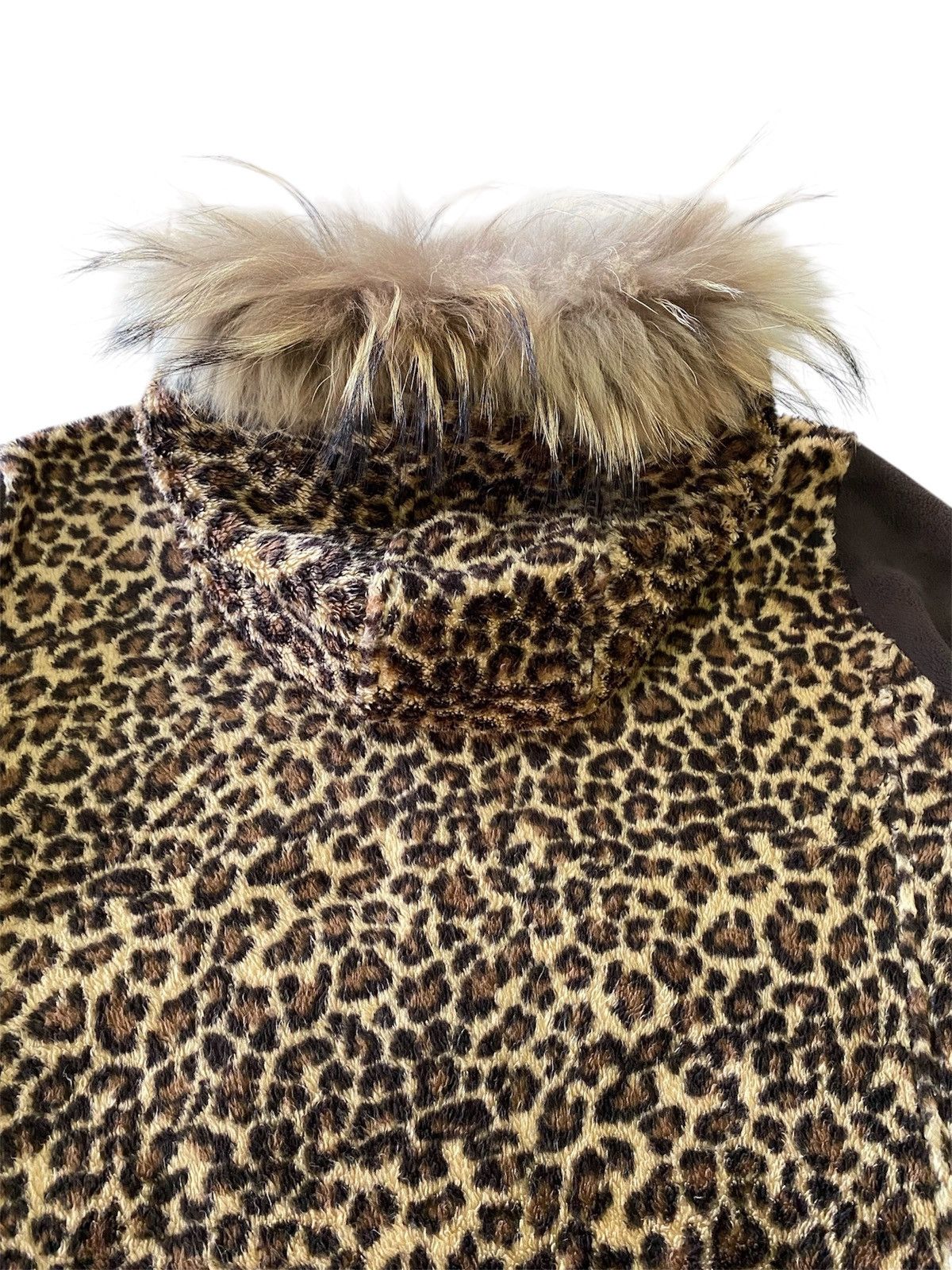 Vintage Fur Crocodile Leopard Sherpa Fleece Jacket Y2K Cozy Outer Size ONE SIZE - 9 Thumbnail