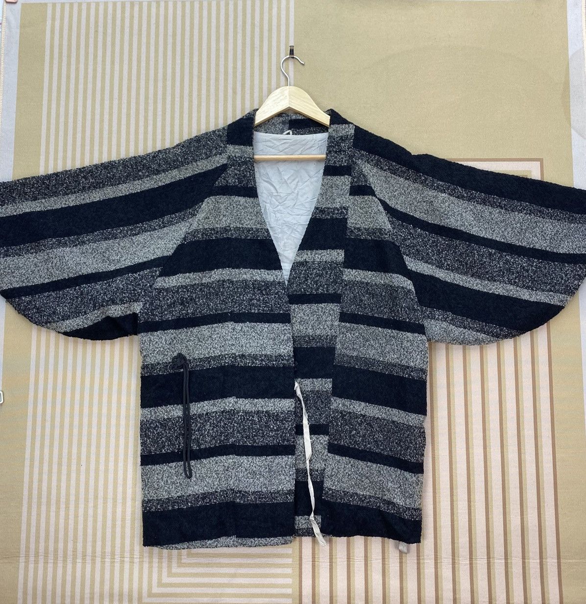 Vintage 🫶Vintage Kimono Striped Jacket-Hakama Jacket-kimono Size US M / EU 48-50 / 2 - 3 Thumbnail