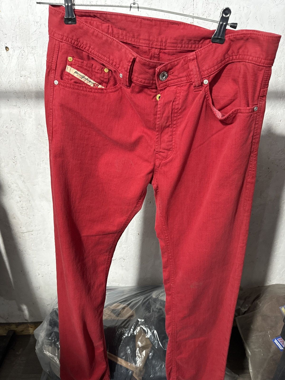 Diesel red jeans Size US 30 / EU 46 - 6 Thumbnail