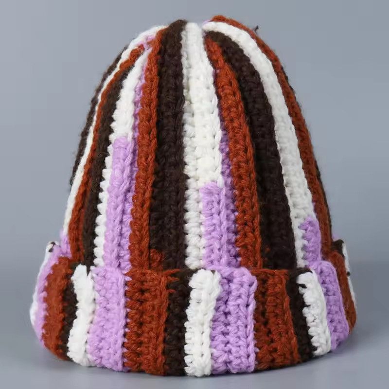 Handmade Woolen Knitted Beanie Size ONE SIZE - 1 Thumbnail