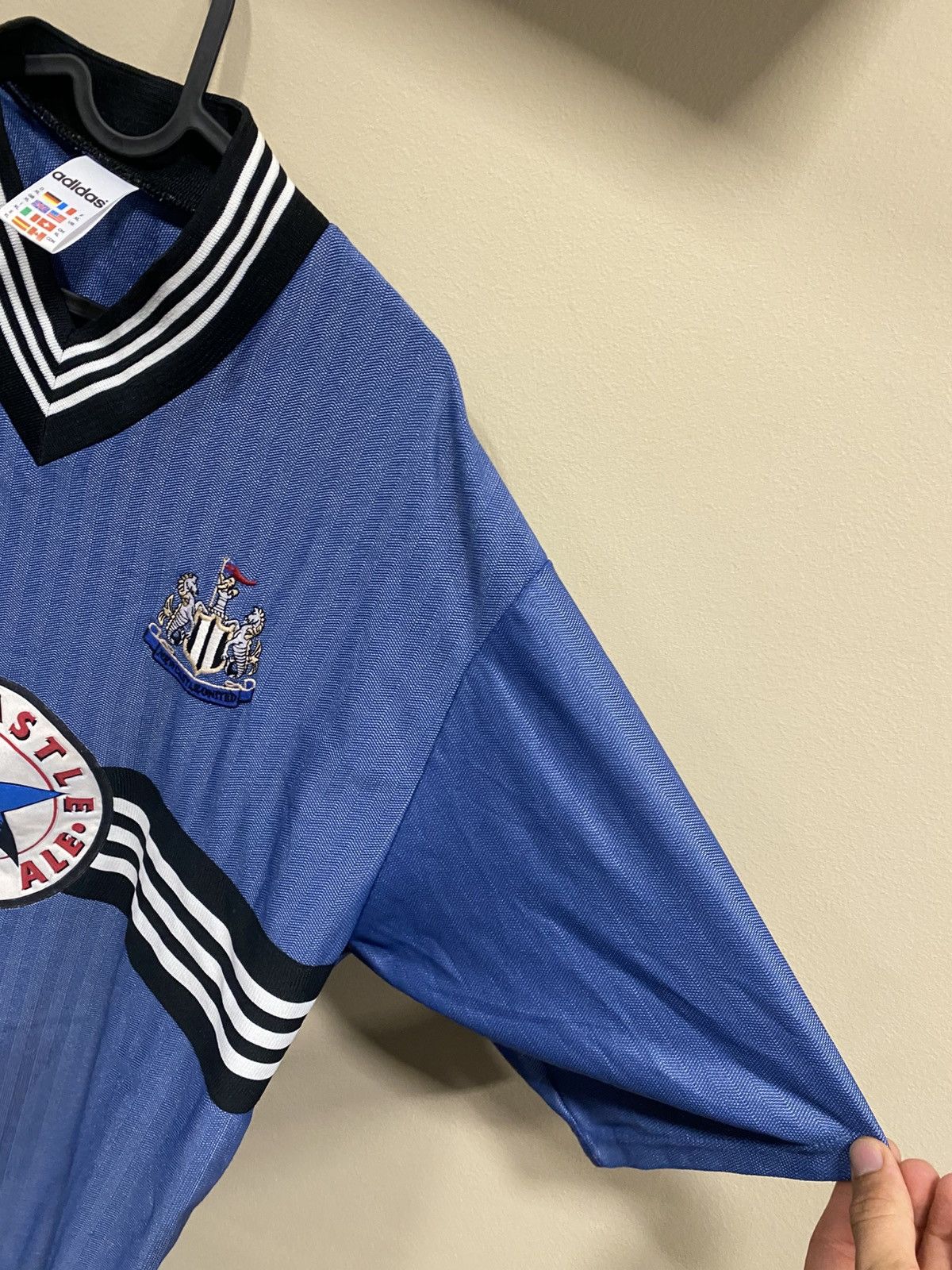 Adidas Vintage 1996 Adidas New Castle Soccer Jersey Size US XL / EU 56 / 4 - 7 Thumbnail