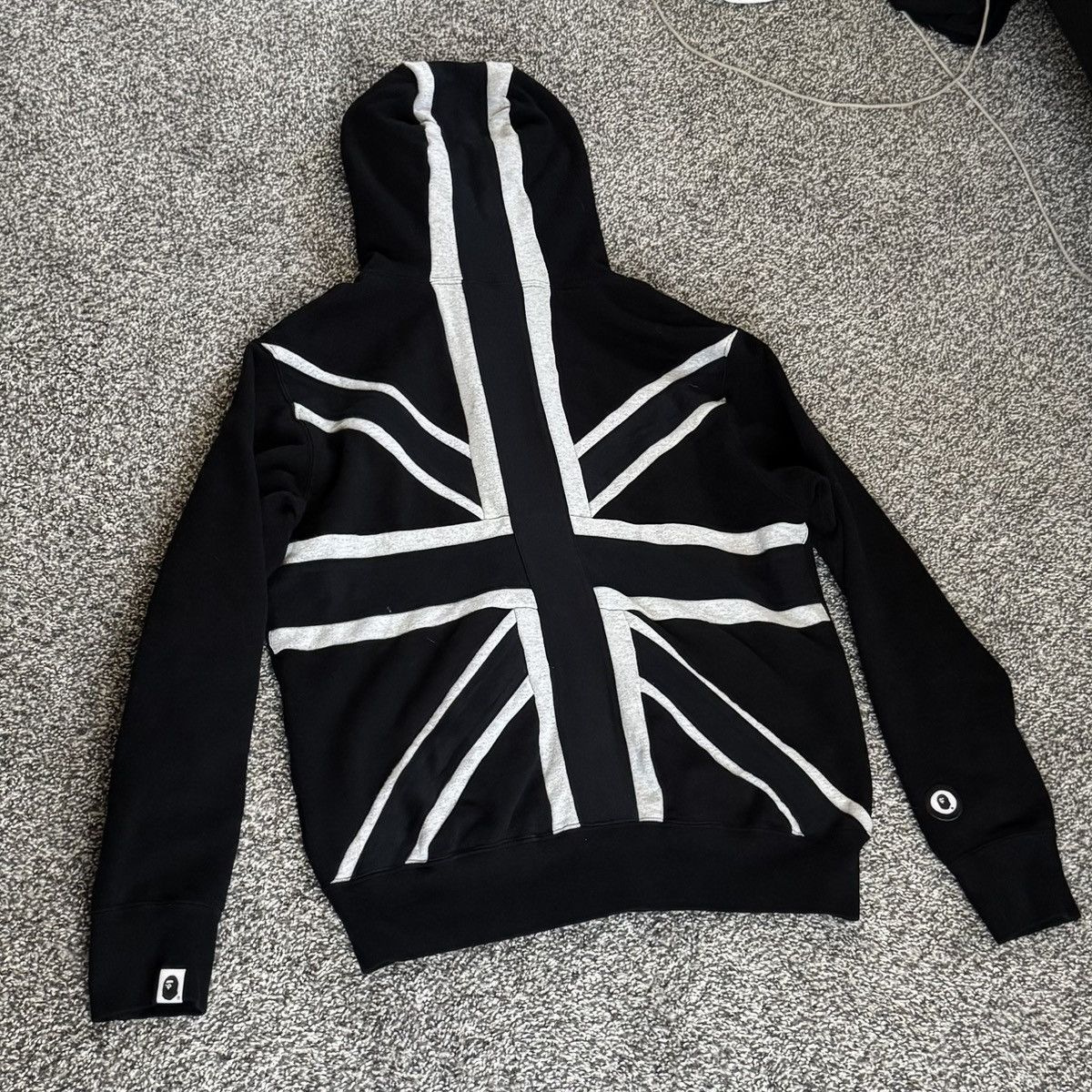 Bape *RARE* Bape x Union Jack Hoodie (British Flag) Size US M / EU 48-50 / 2 - 1 Thumbnail