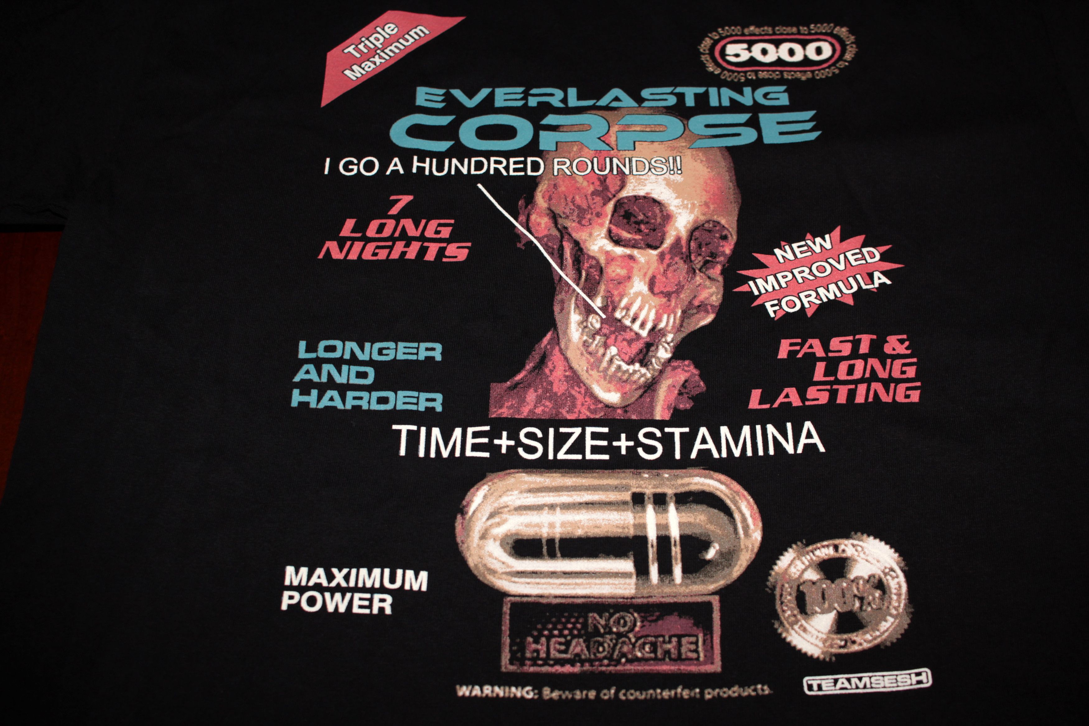 Bones × TeamSESH TeamSESH "EVERLASTING CORPSE" T-Shirt Size US S / EU 44-46 / 1 - 4 Thumbnail