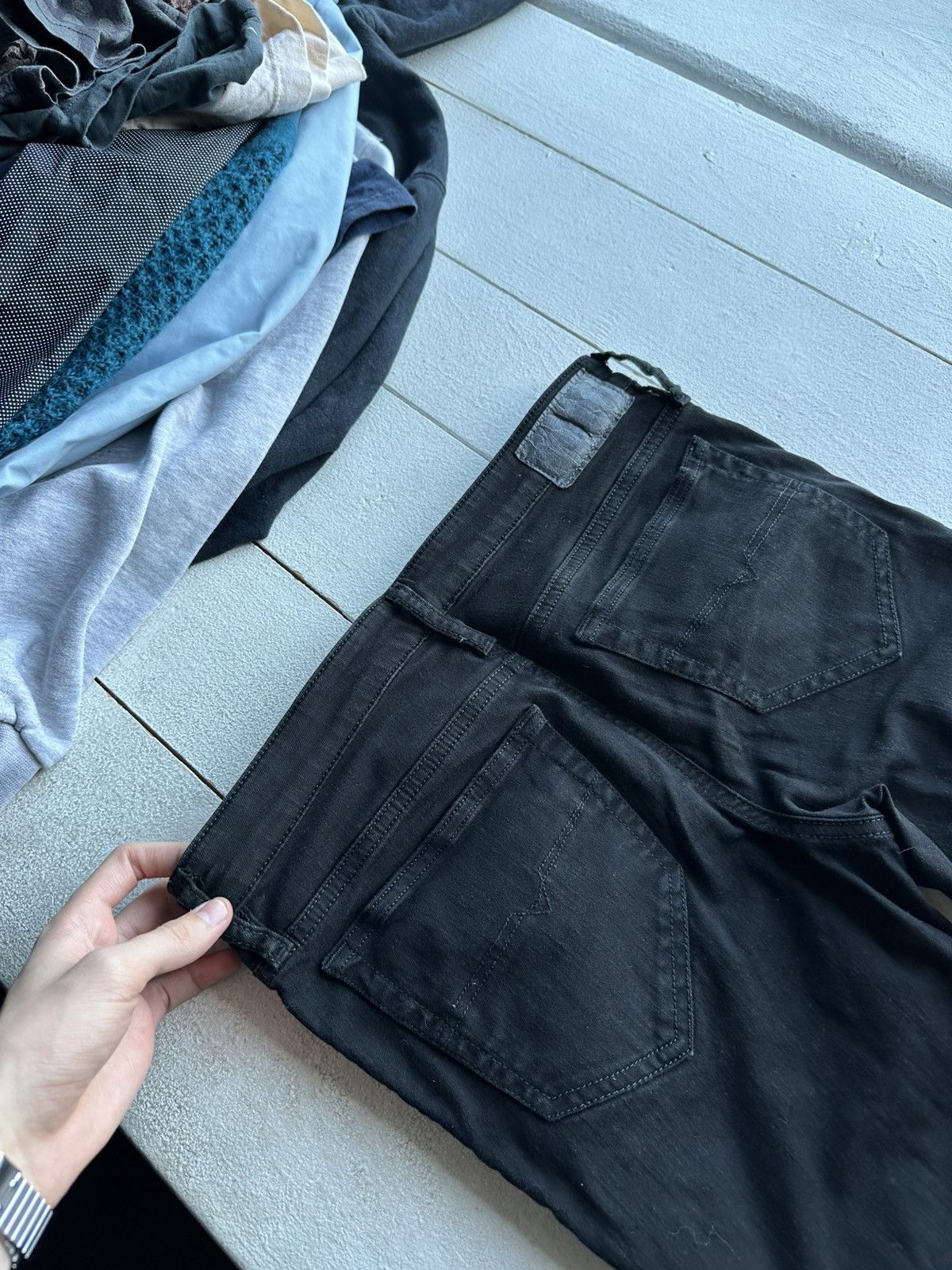Diesel × Vintage 🚨Gothic Diesel Regular Slim relax Flared Jeans Womens Size 29" - 9 Thumbnail