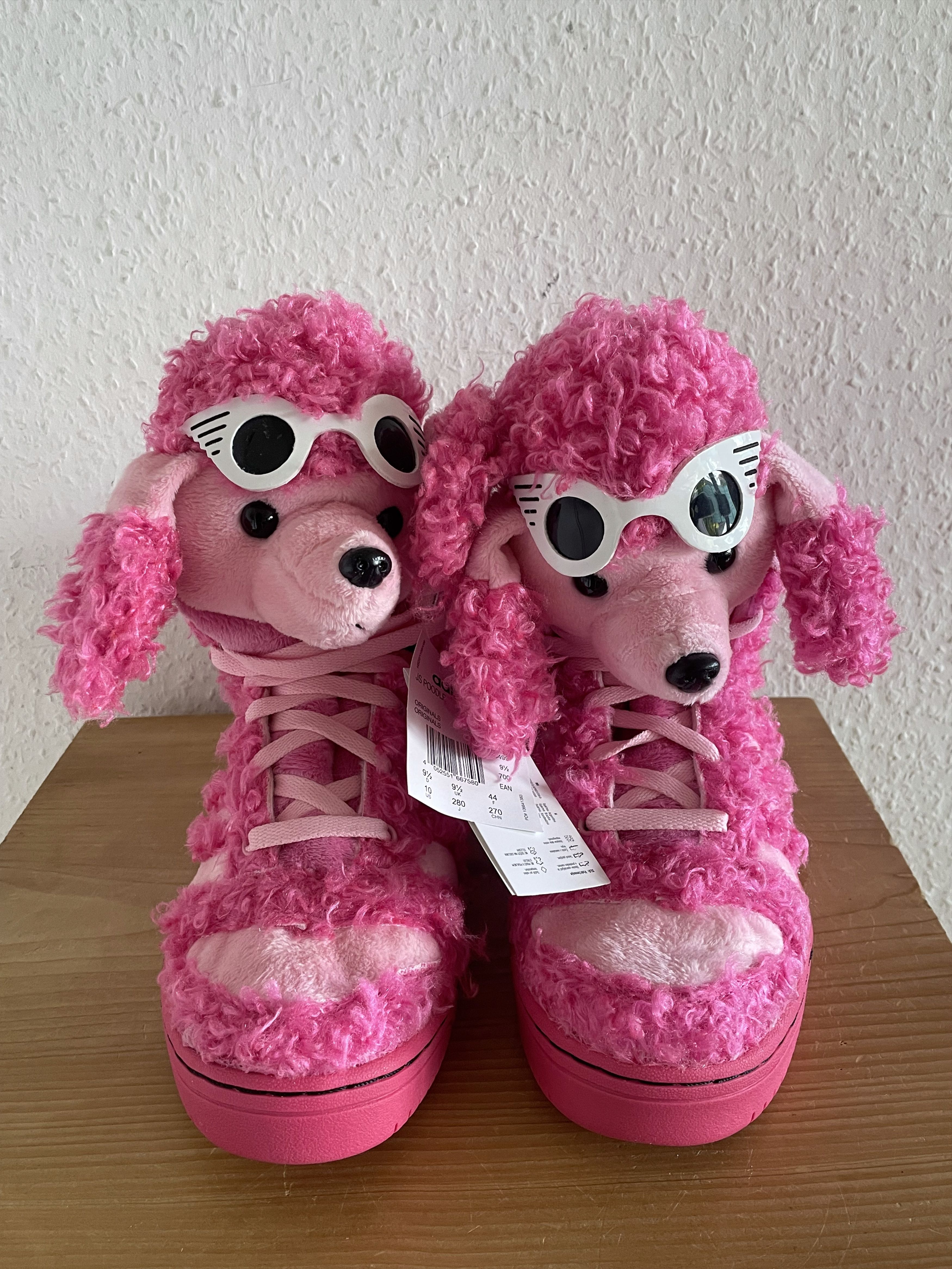 Adidas × Jeremy Scott JS Poodle Pink Fur Sneaker Size US 10 / EU 43 - 1 Thumbnail