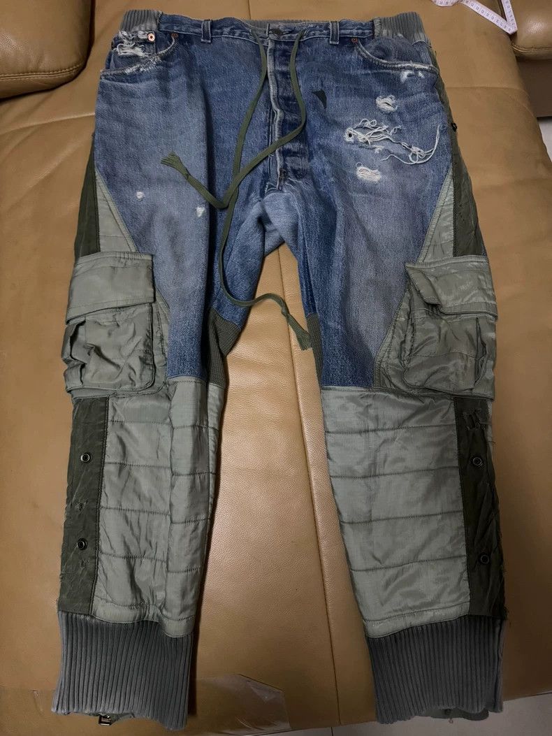 Greg Lauren greg lauren size 4 Splicing jeans 2506-Nextarrow Size US 40 / EU 56 - 6 Thumbnail