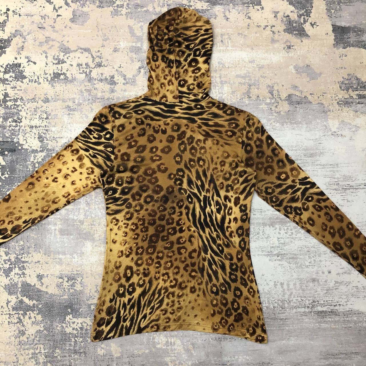 agnes b. T237 AGNES B MADE IN FRANCE LEOPARD HOODIES Size S / US 4 / IT 40 - 2 Thumbnail
