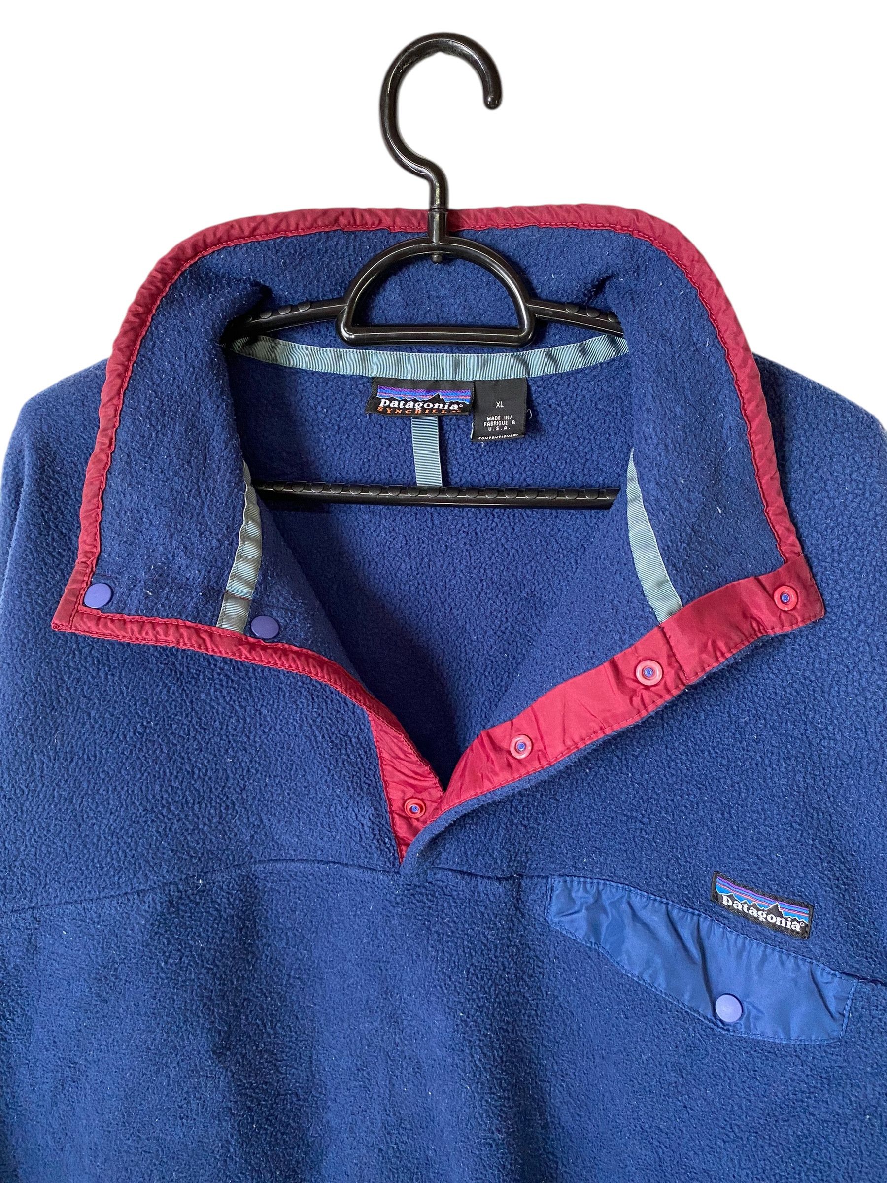 Patagonia 90s Patagonia synchilla snap-T fleece jacket Size US XL / EU 56 / 4 - 5 Thumbnail