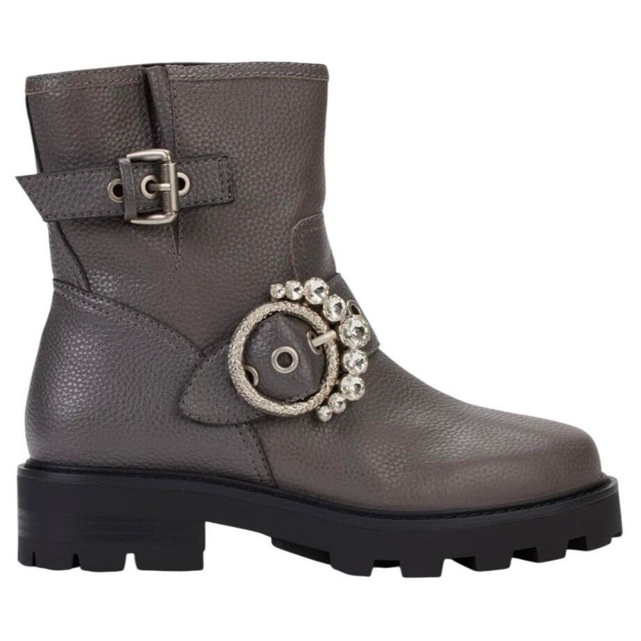 KARL LAGERFELD / Marceau / Grey / Leather Lug-Sole / Combat