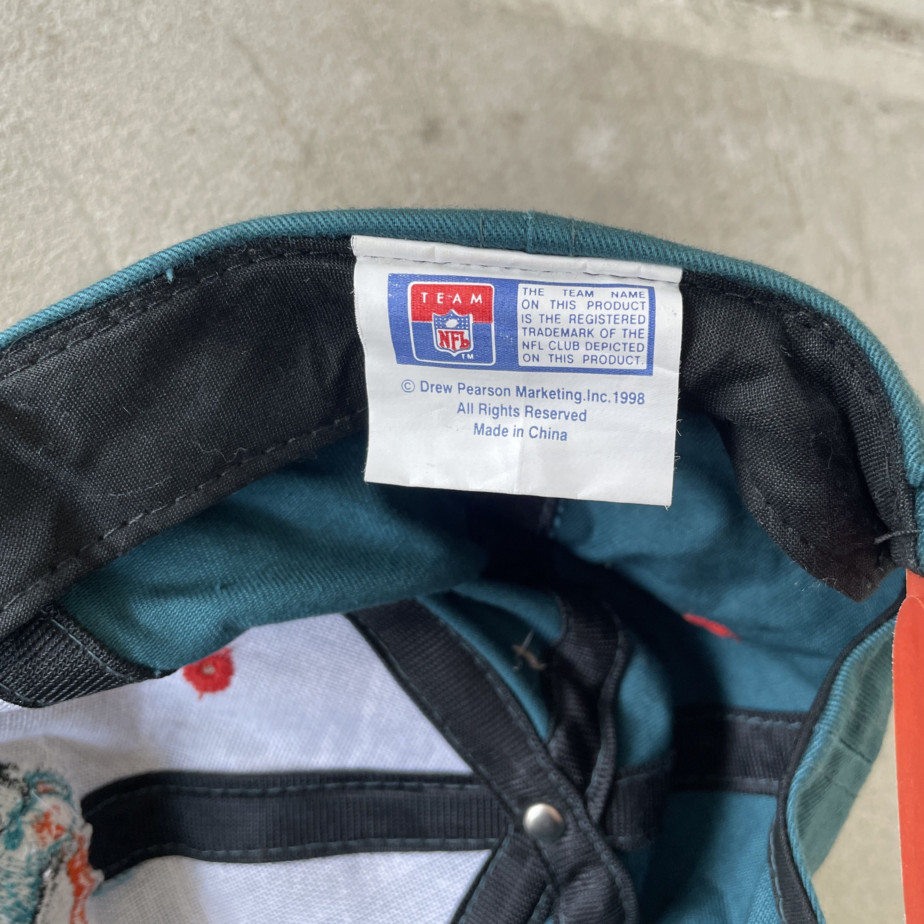 NFL Vintage 1998 Miami Dolphins NFL Drew Pearson Snapback Hat Size ONE SIZE - 6 Thumbnail