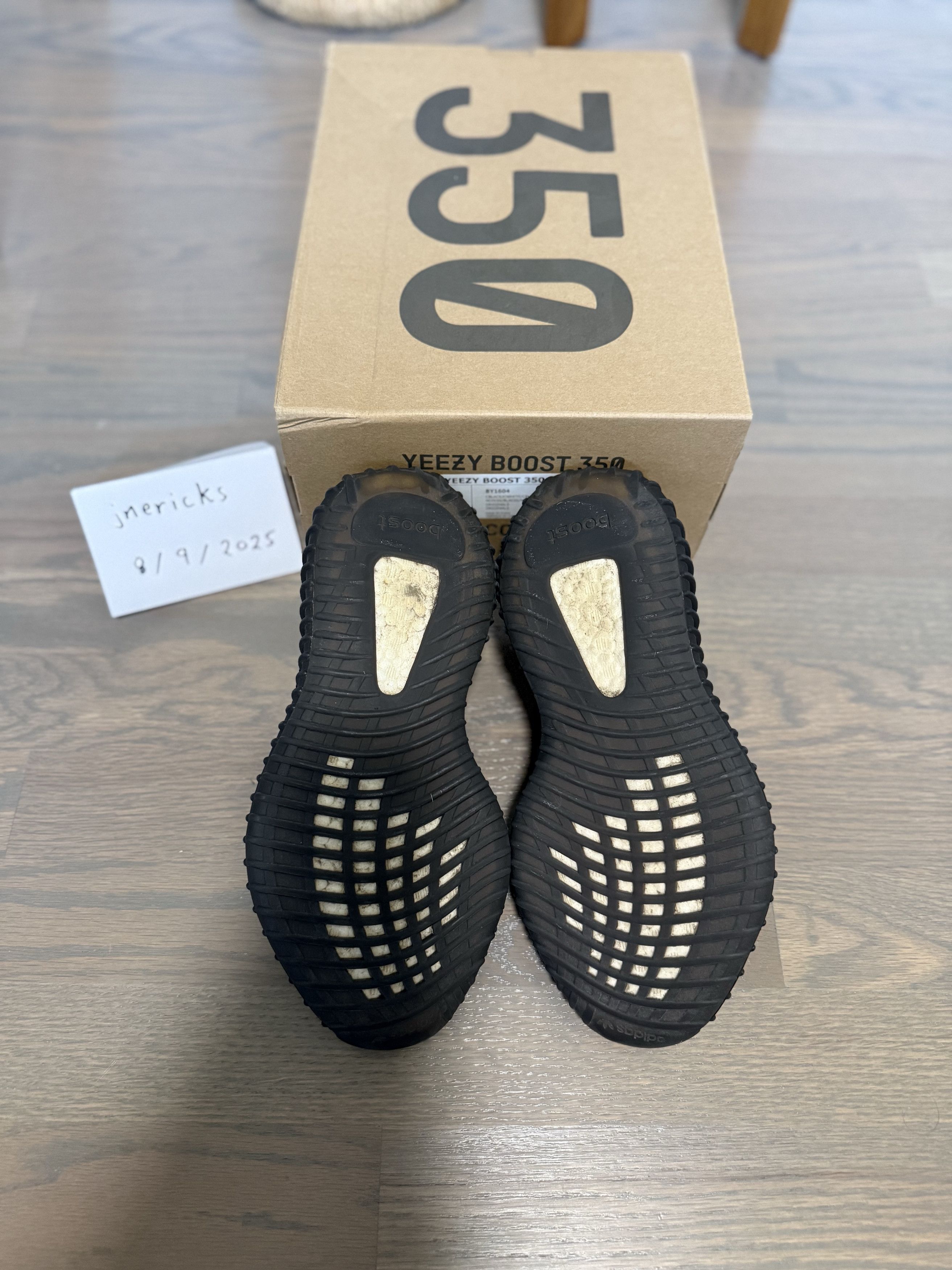 Adidas Yeezy Boost 350 V2 Core Black White Oreo Size US 5 / EU 37 - 4 Thumbnail