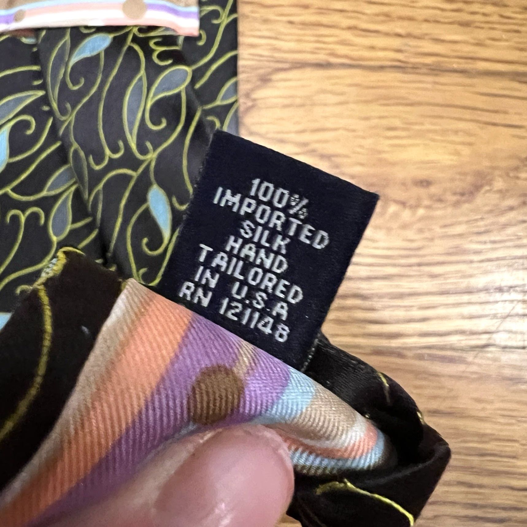 Ted Baker Ted Baker Tie Men 57-60 Classic Multicolor Blue Paisley Silk Designer Mens Size ONE SIZE - 7 Thumbnail