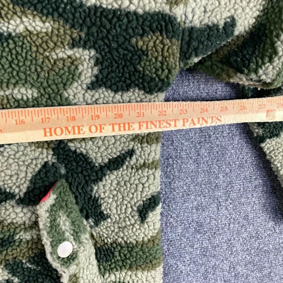 J.Crew × Vintage J Crew Vintage Fleece Women's Small Camouflage Snap Pullover Size S / US 4 / IT 40 - 4 Thumbnail