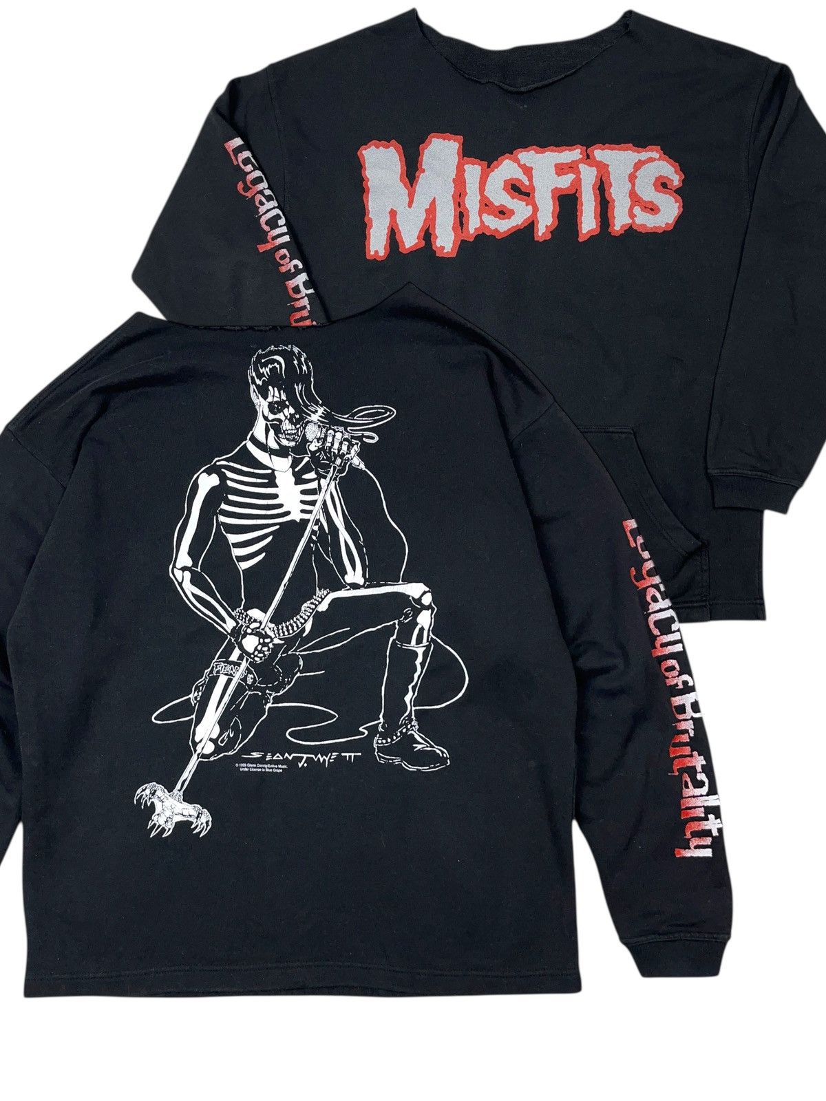 Vintage 1999 Misfits Legacy of Brutality Sweatshirt Danzig