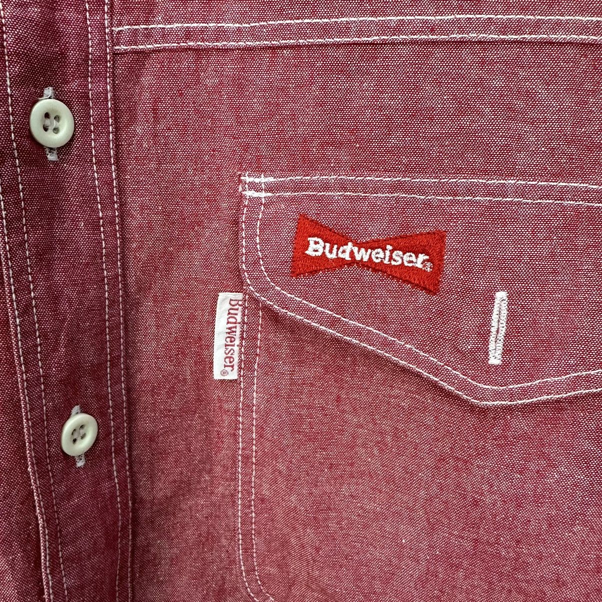 Budweiser Budweiser Vintage Button Shirt A845 Size US L / EU 52-54 / 3 - 3 Thumbnail
