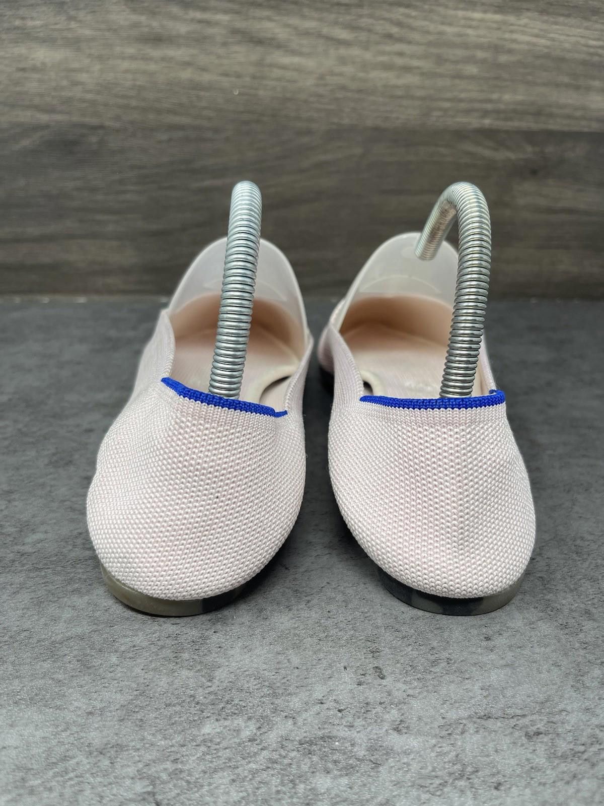 Rothy's Rothys The Point Flats Womens 7.5 Pink Slip On Canvas Ballet Size US 7.5 / IT 37.5 - 6 Thumbnail