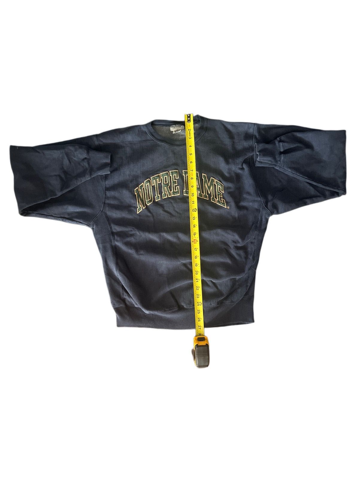 Steve And Barrys Vintage Notre Dame Crewneck Sweatshirt XL Navy Size US L / EU 52-54 / 3 - 9 Thumbnail