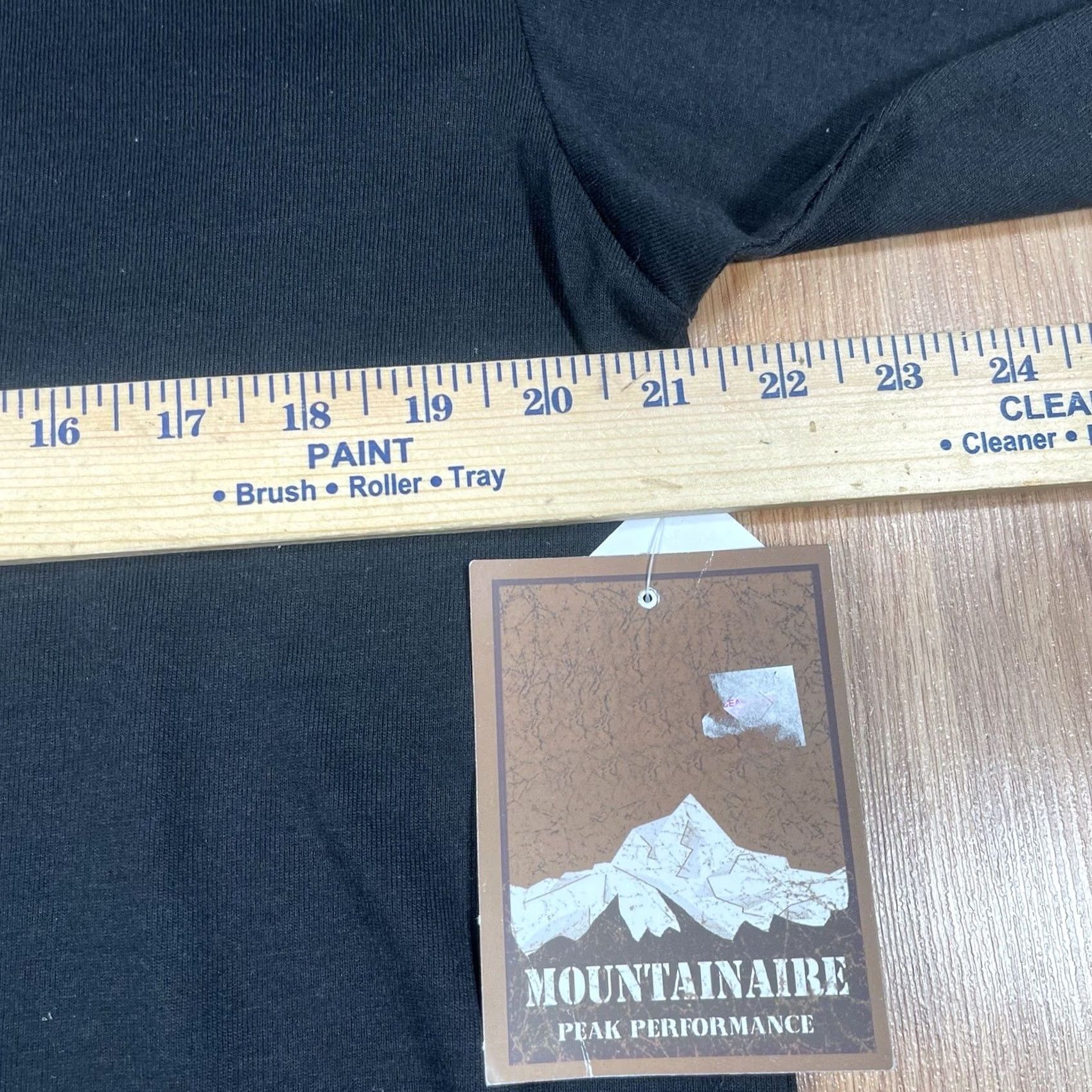Vintage VINTAGE Mountainaire Henley Shirt Mens XL Extra Large Black Long Sleeve Cotton Blend NWT Size US XL / EU 56 / 4 - 6 Thumbnail