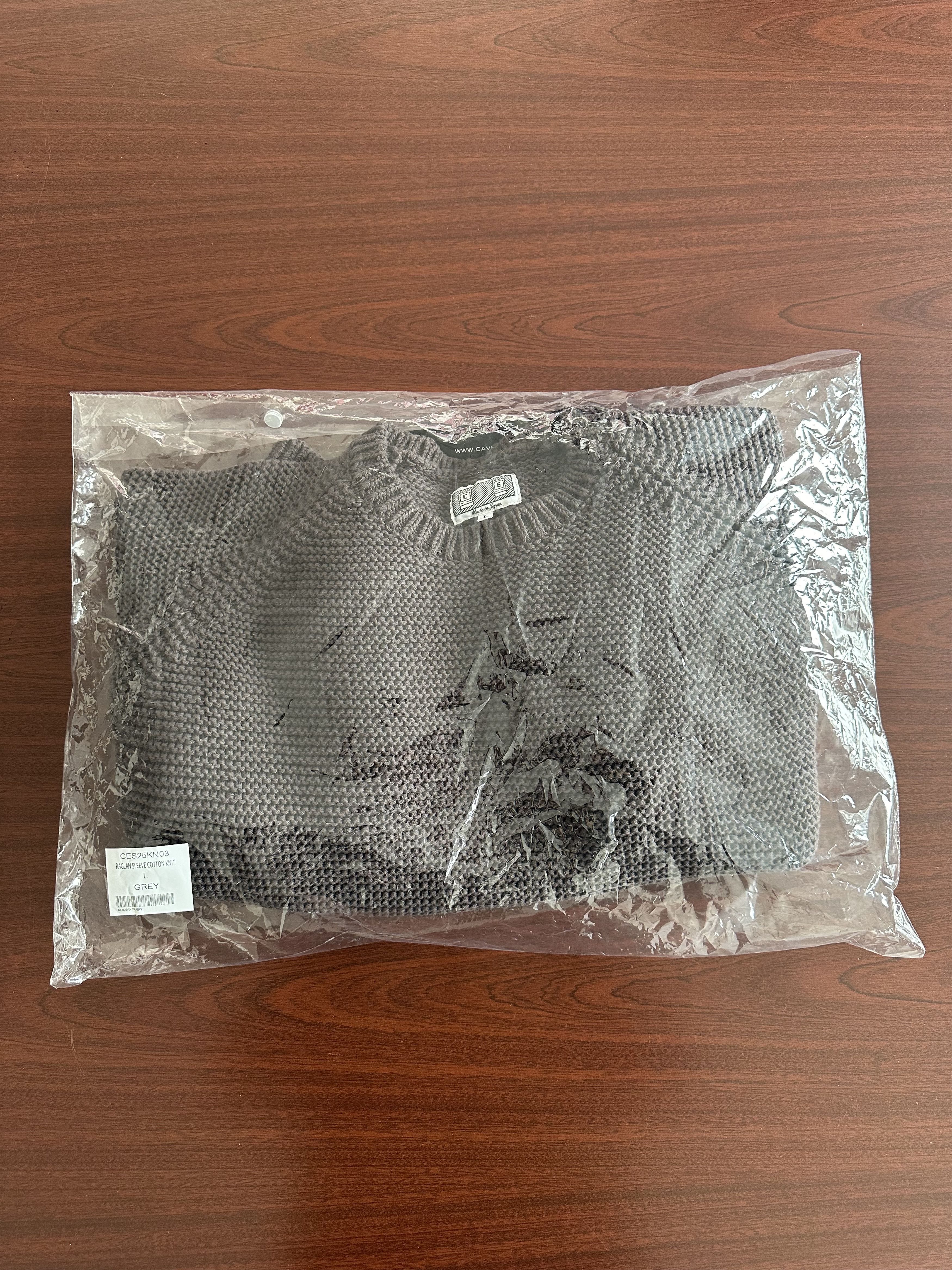 Cav Empt Raglan Sleeve Cotton Knit Size US L / EU 52-54 / 3 - 5 Thumbnail