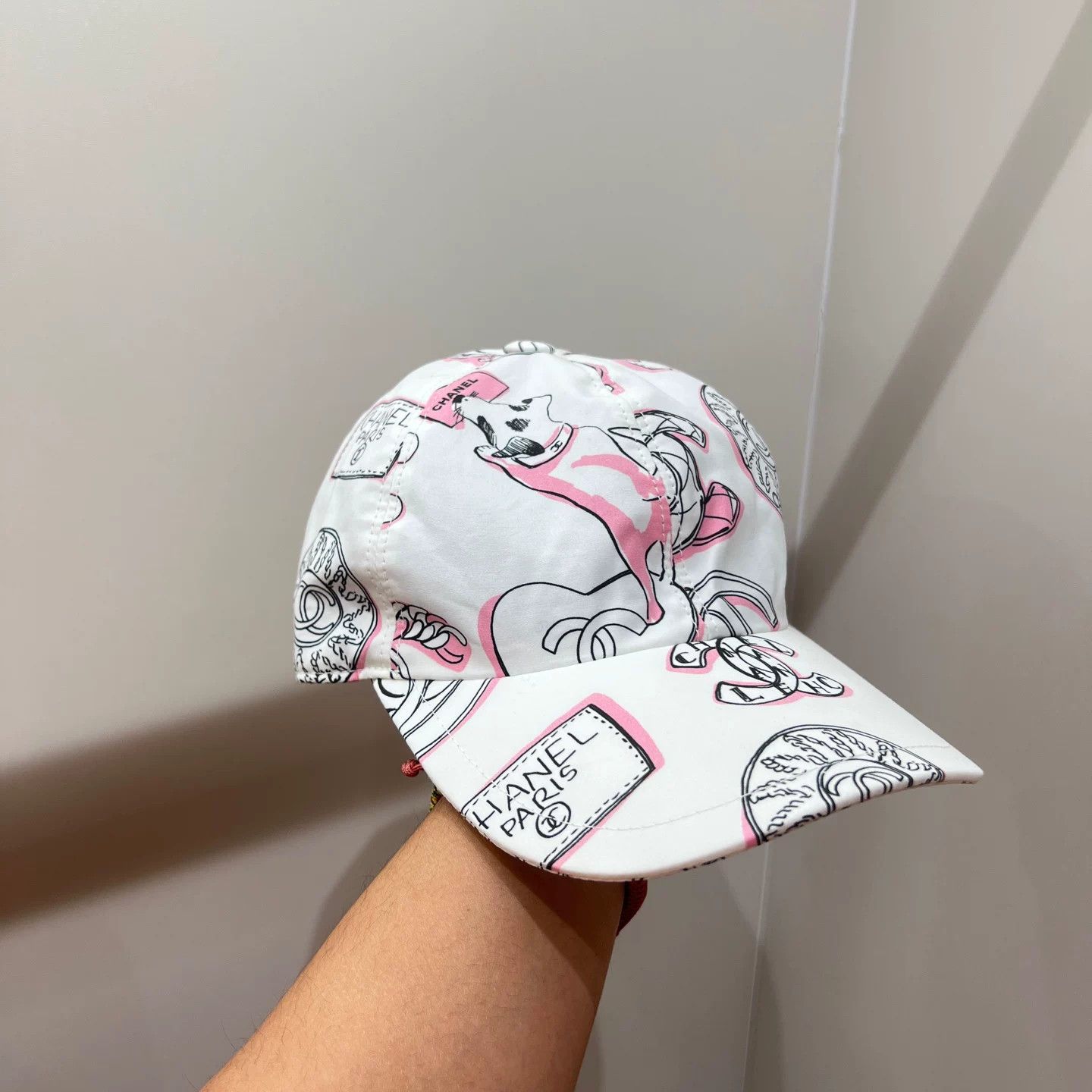 Chanel Chanel Retro Pink Hat one size Men Size ONE SIZE - 1 Thumbnail